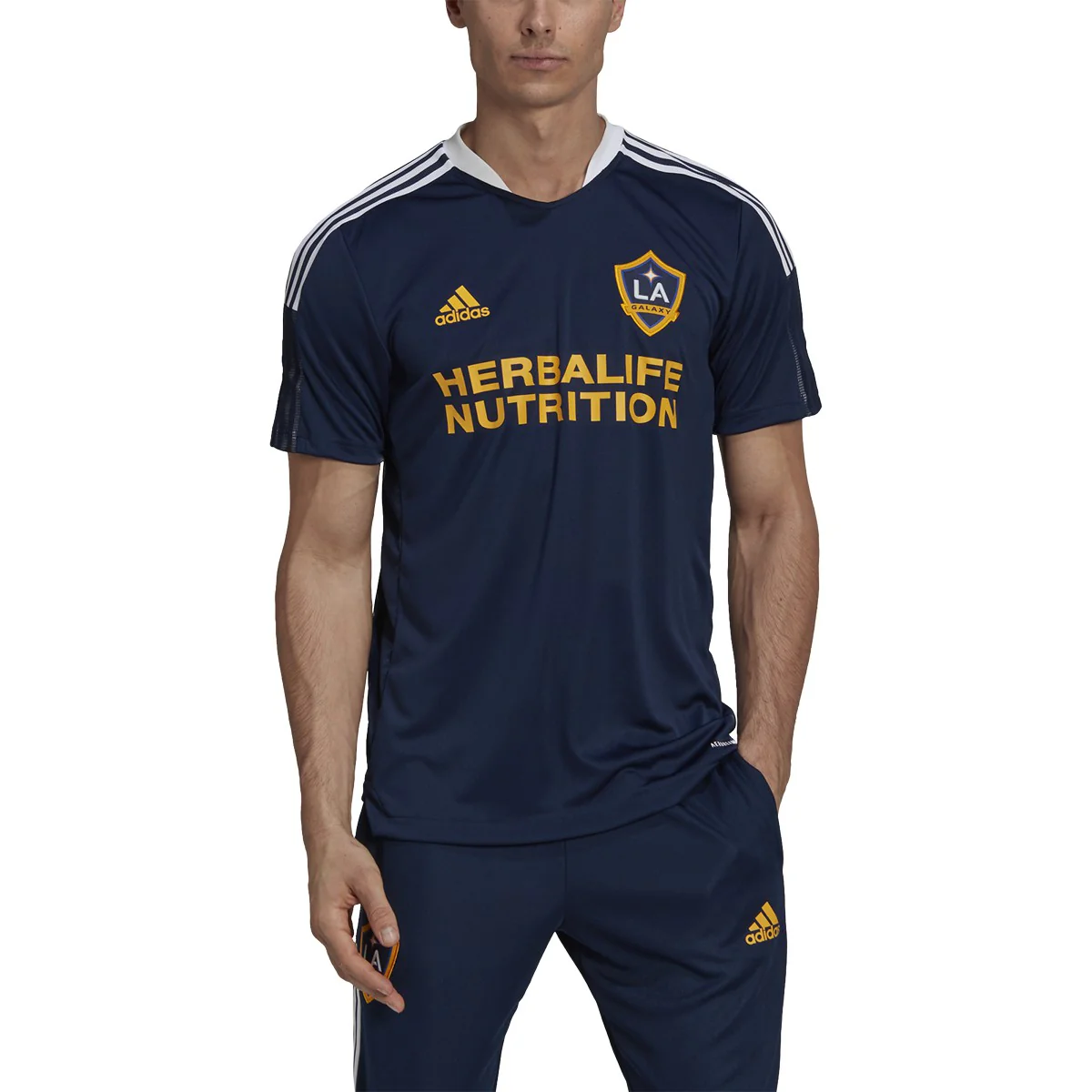 adidas 2021-22 Los Angeles Galaxy Training Jersey - MENS