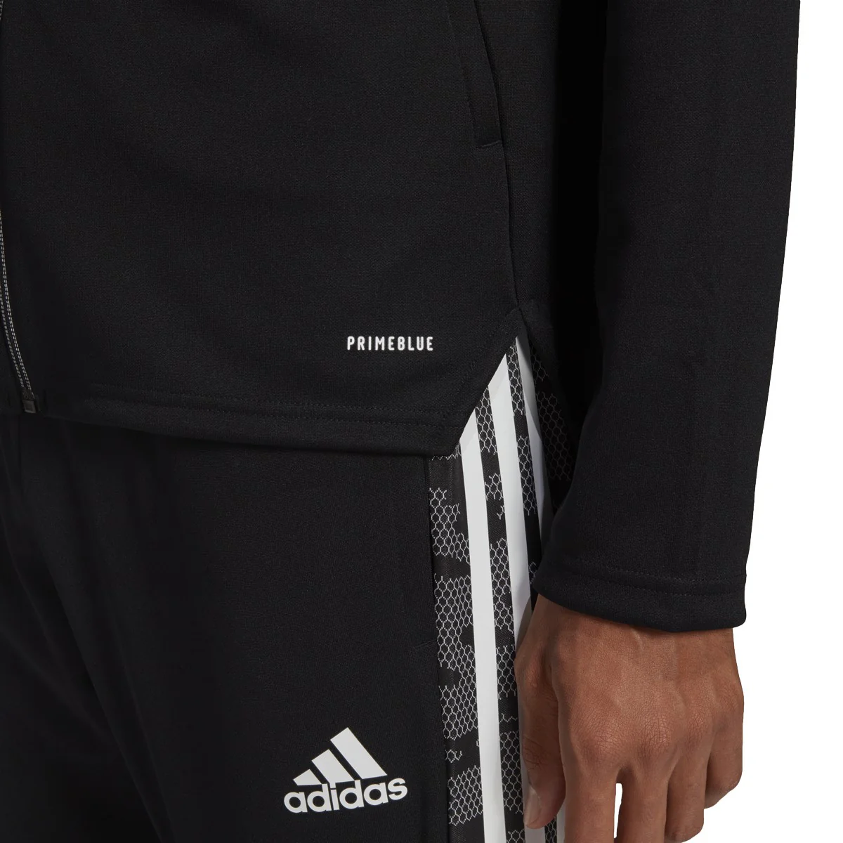 adidas Condivo 21 Training Jacket - Black/White - Image 5