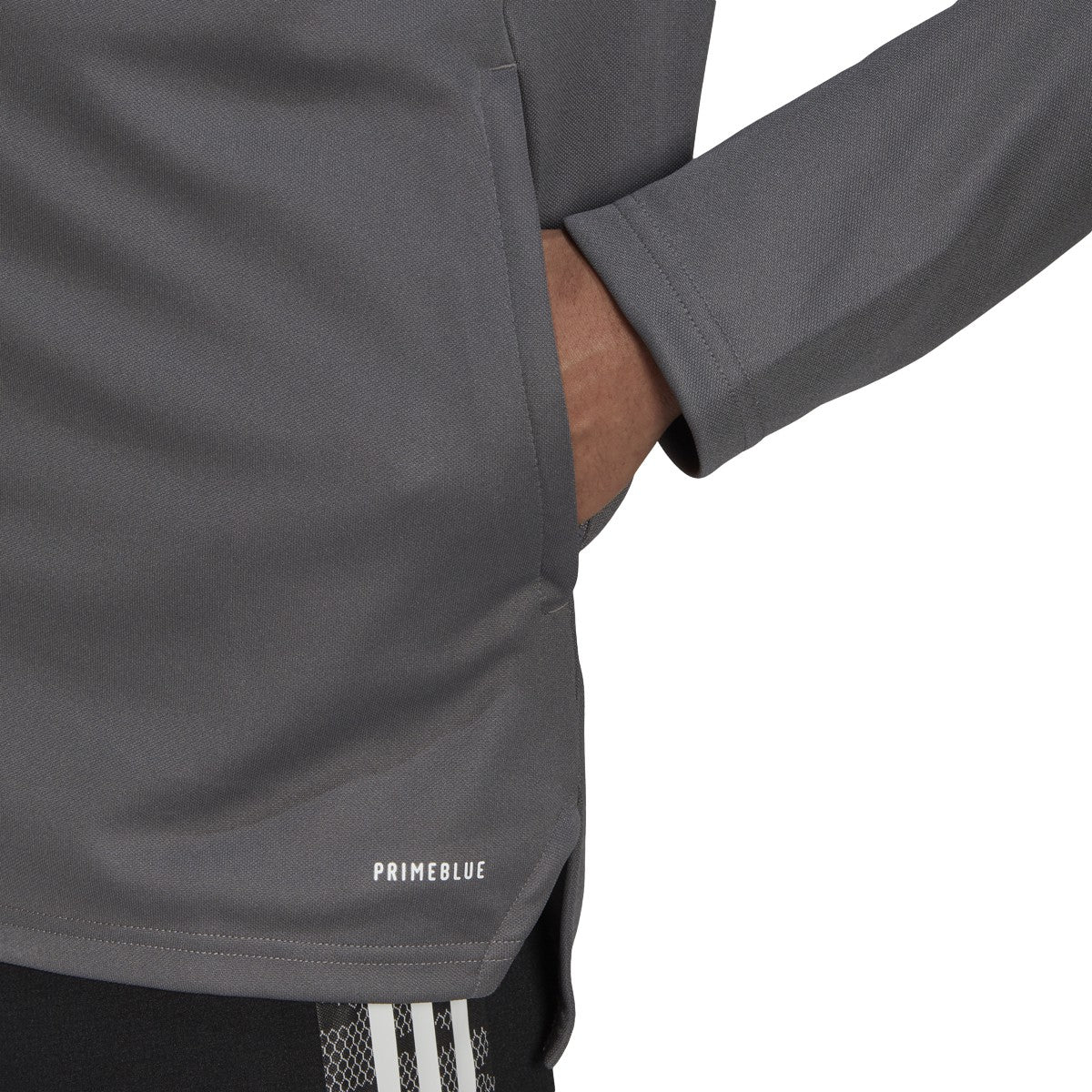 adidas Condivo 21 Training Jacket - Grey/White - Image 4