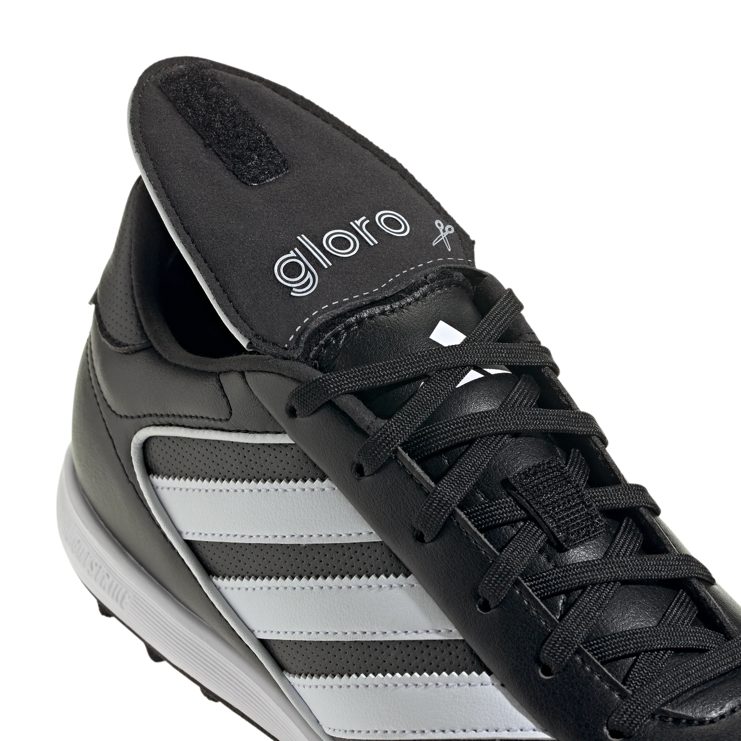 adidas Copa Gloro II TF Turf Soccer Shoes - Core Black / Cloud White / Cloud White - Image 7
