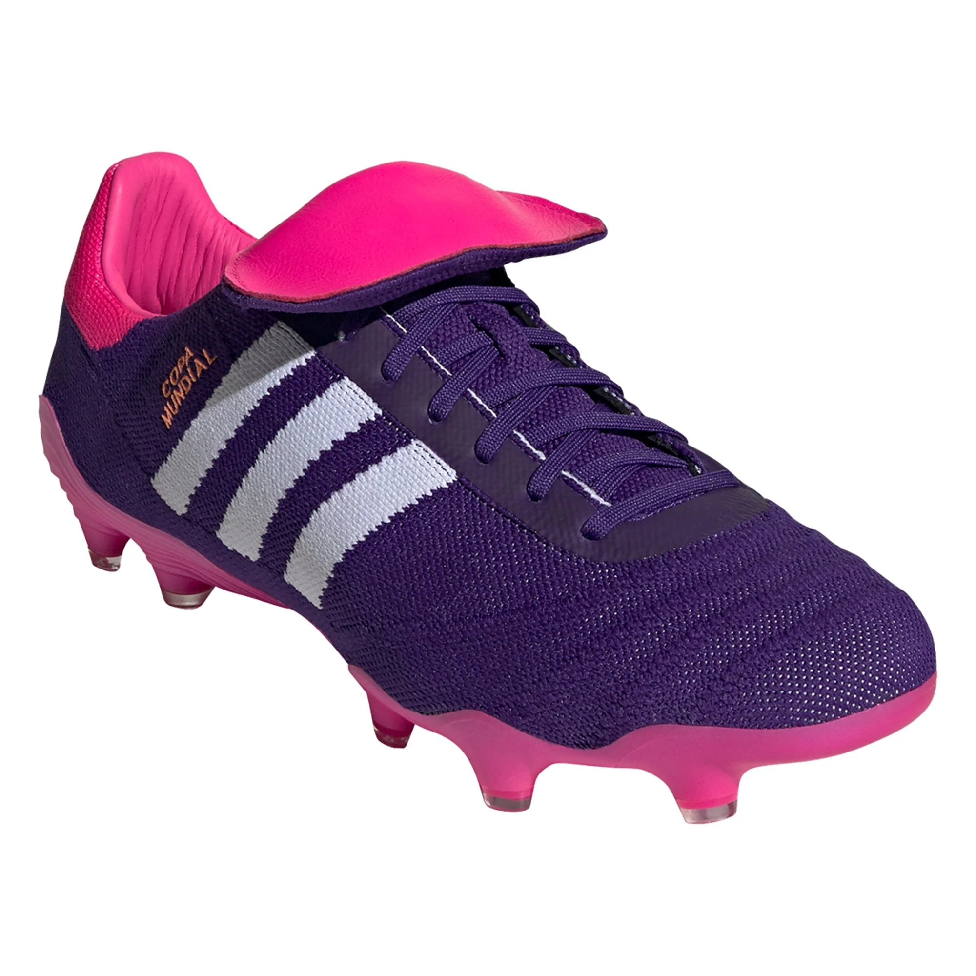adidas Copa Mundial 21 Firm Groud Cleats - Collegiate Purple / Cloud White / Shock Pink - Image 3