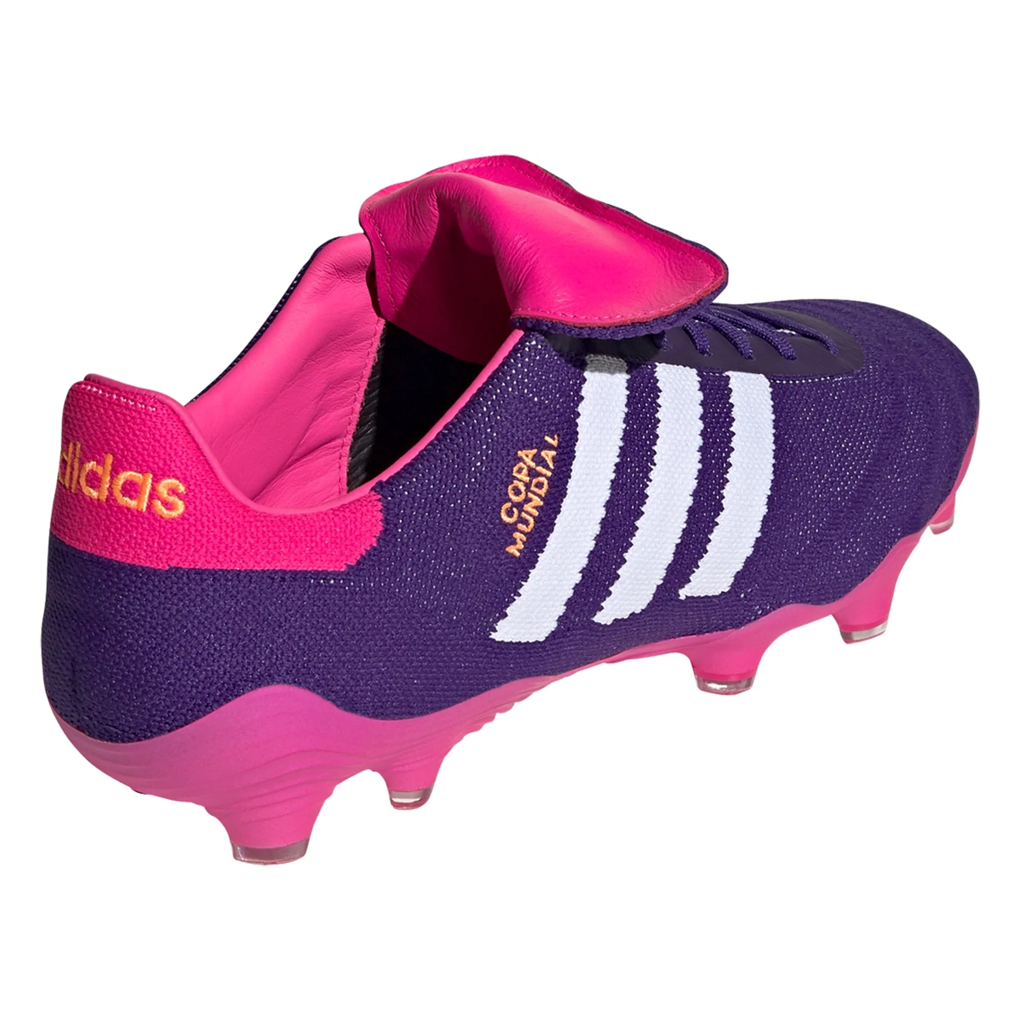 adidas Copa Mundial 21 Firm Groud Cleats - Collegiate Purple / Cloud White / Shock Pink - Image 4