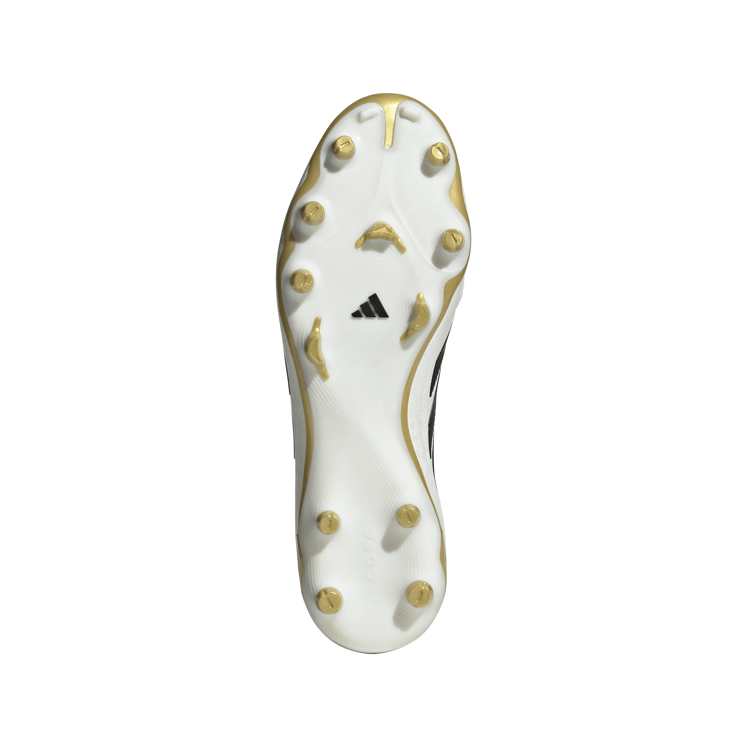 adidas Copa Pure 3 League FG Firm Ground Soccer Cleat -Zero Metallic / Core Black / Gold Metallic - Image 3