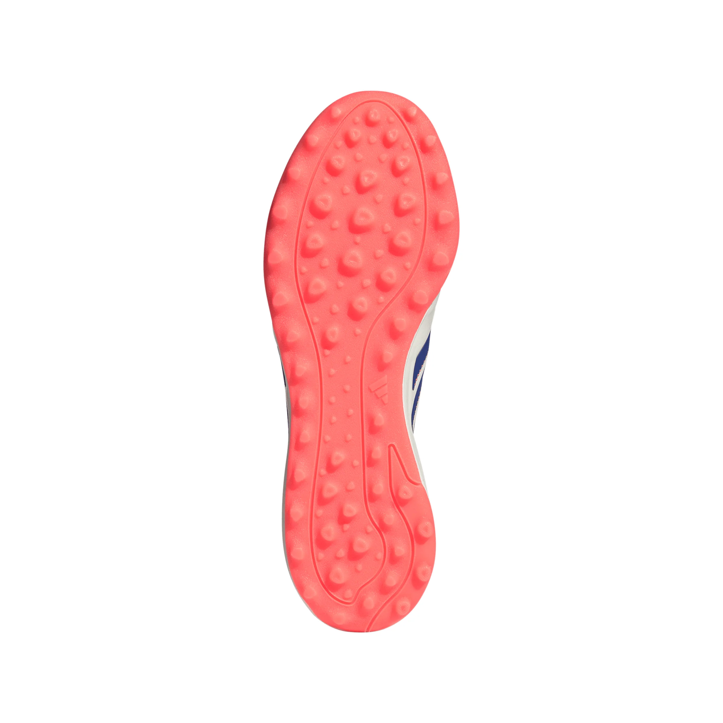 adidas Copa Pure 3 Pro TF Turf Soccer Cleats-Off White / Lucid Blue / Signal Coral - Image 4