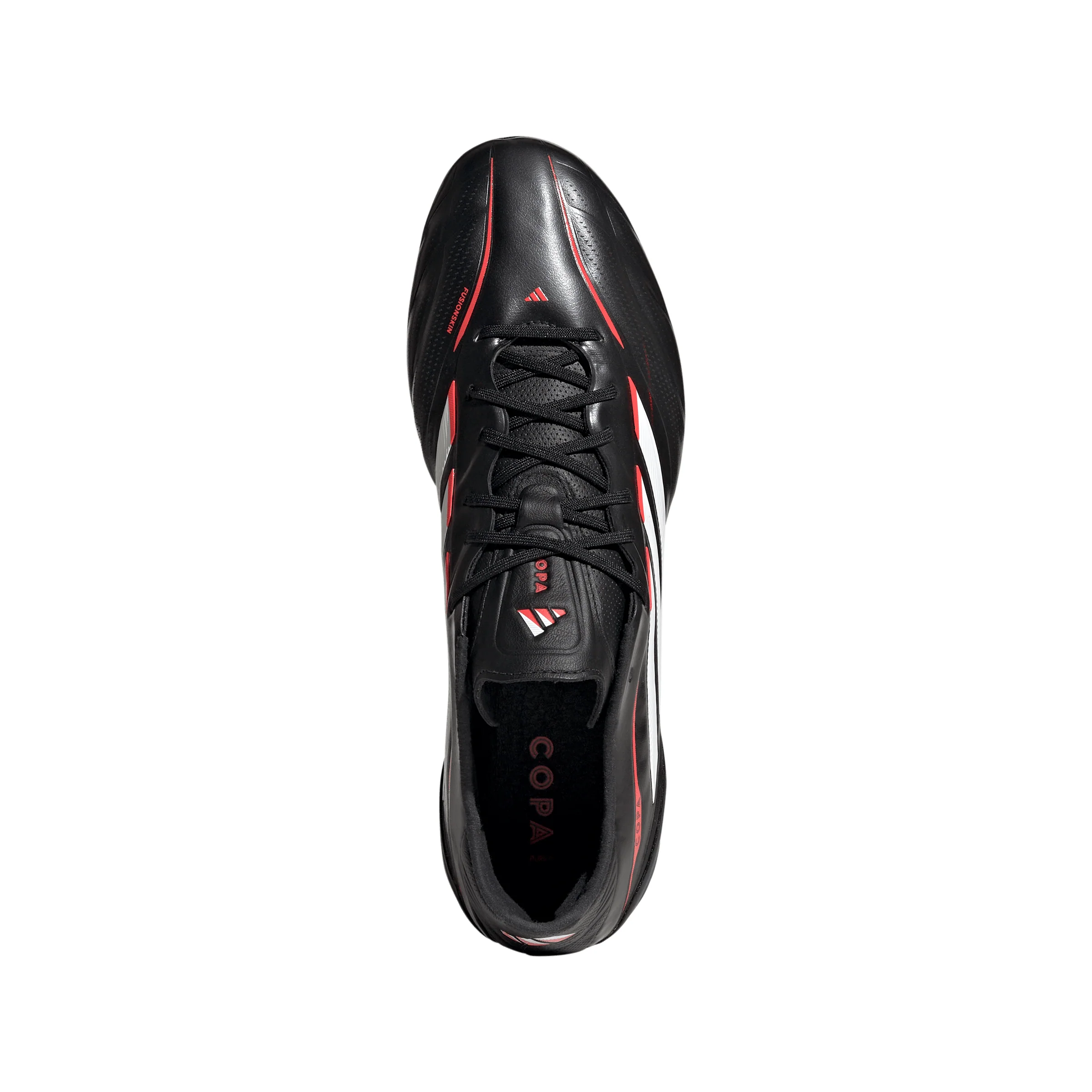 adidas Copa Pure IV Elite FG Firm Ground Soccer Cleats- Core Black / Cloud White / Lucid Red - Image 3