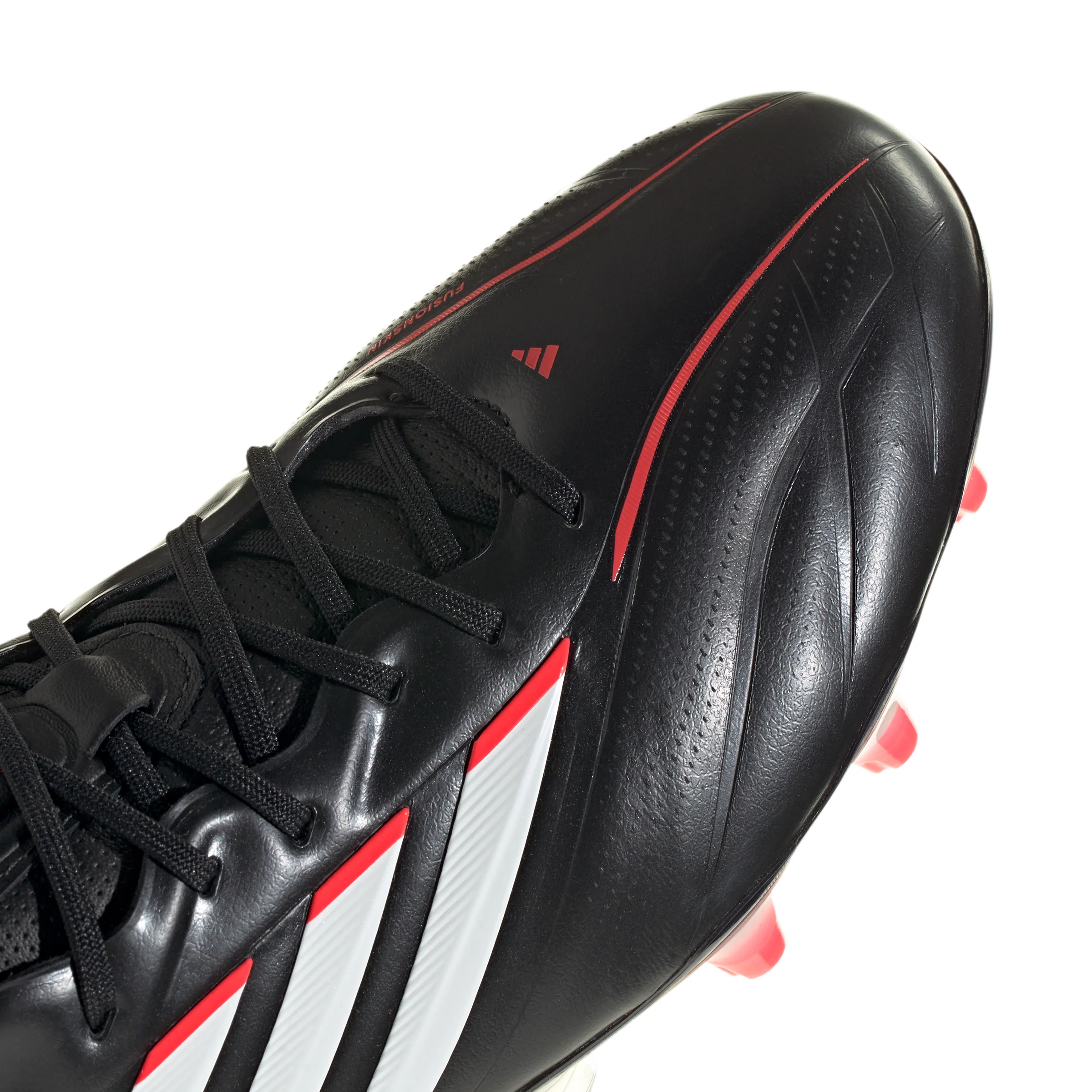 adidas Copa Pure IV Elite FG Firm Ground Soccer Cleats- Core Black / Cloud White / Lucid Red - Image 6