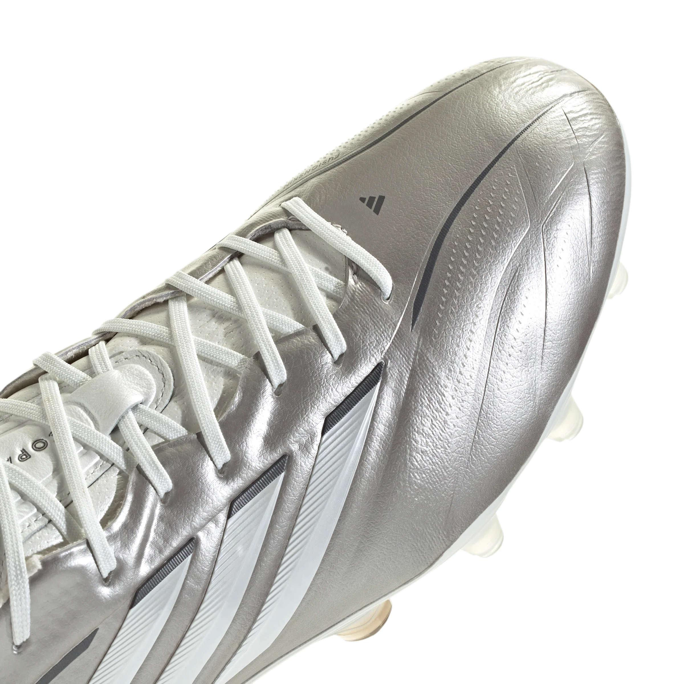 adidas Copa Pure IV Elite FG Firm Ground Soccer Cleats- Taupe Metallic/Zero Metallic/Night Metallic - Image 6