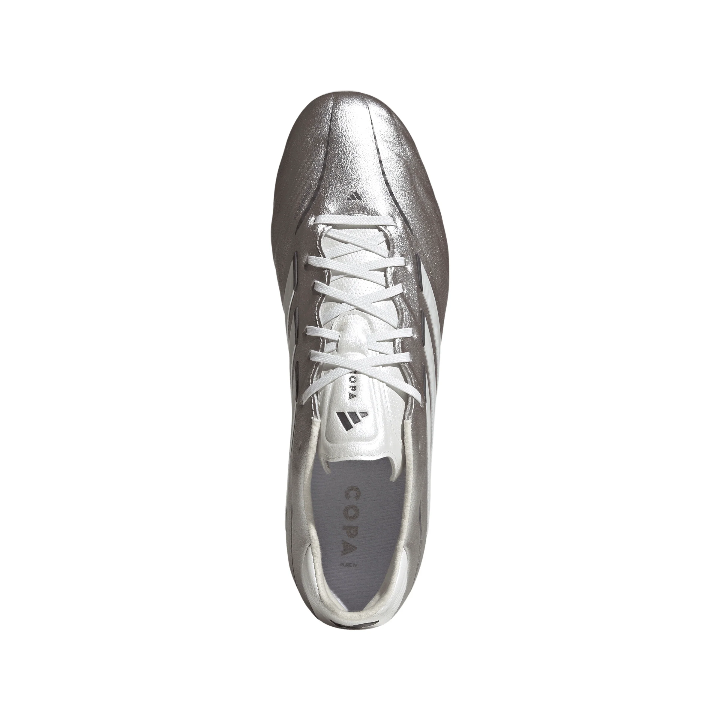 adidas Copa Pure IV Pro FG Firm Ground Soccer Cleats-Taupe Metallic/Zero Metallic/Night Metallic - Image 3