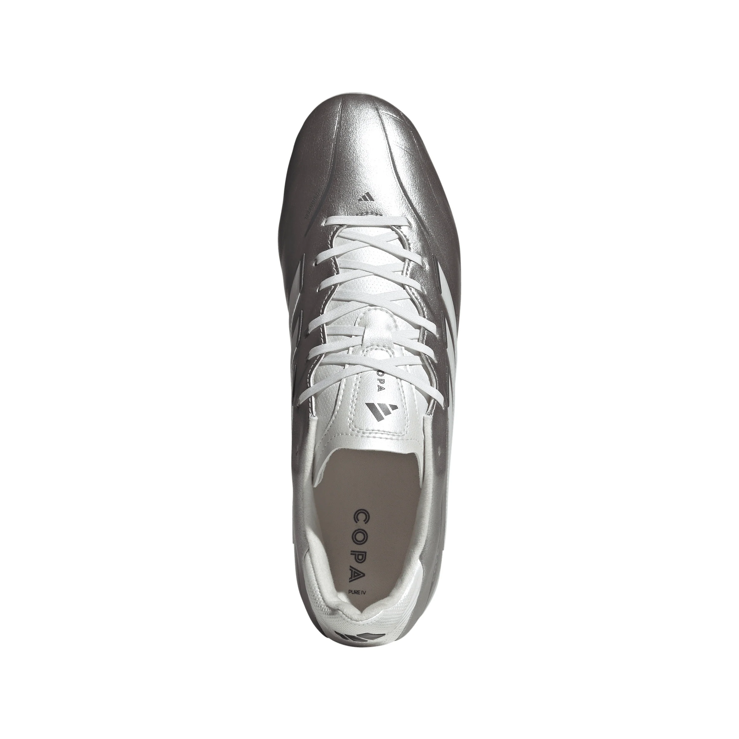 adidas Copa Pure IV League FG Firm Ground Soccer Cleats - Taupe Metallic/ Zero Metallic /Night Metallic - Image 3