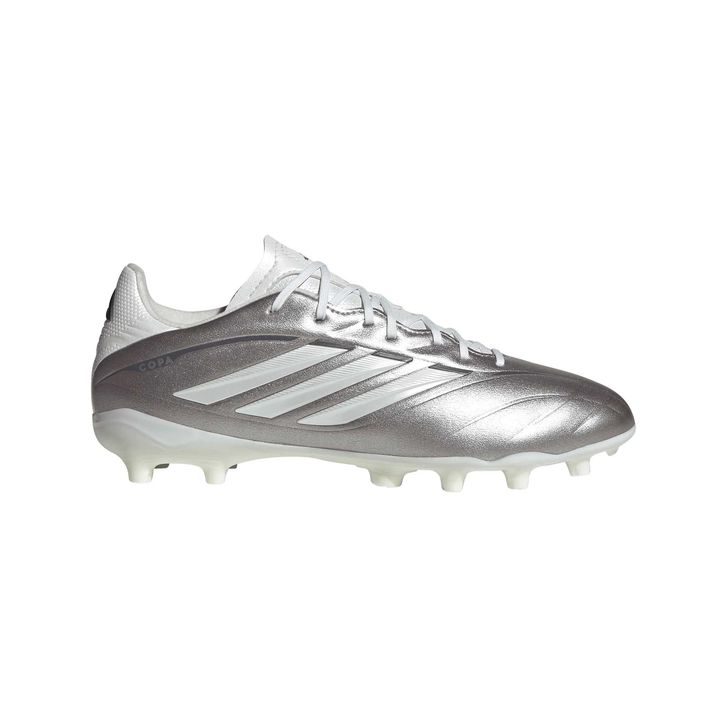 adidas Copa Pure IV League Junior FG Firm Ground Soccer Cleats-Taupe Metallic/ Zero Metallic / Night Metallic