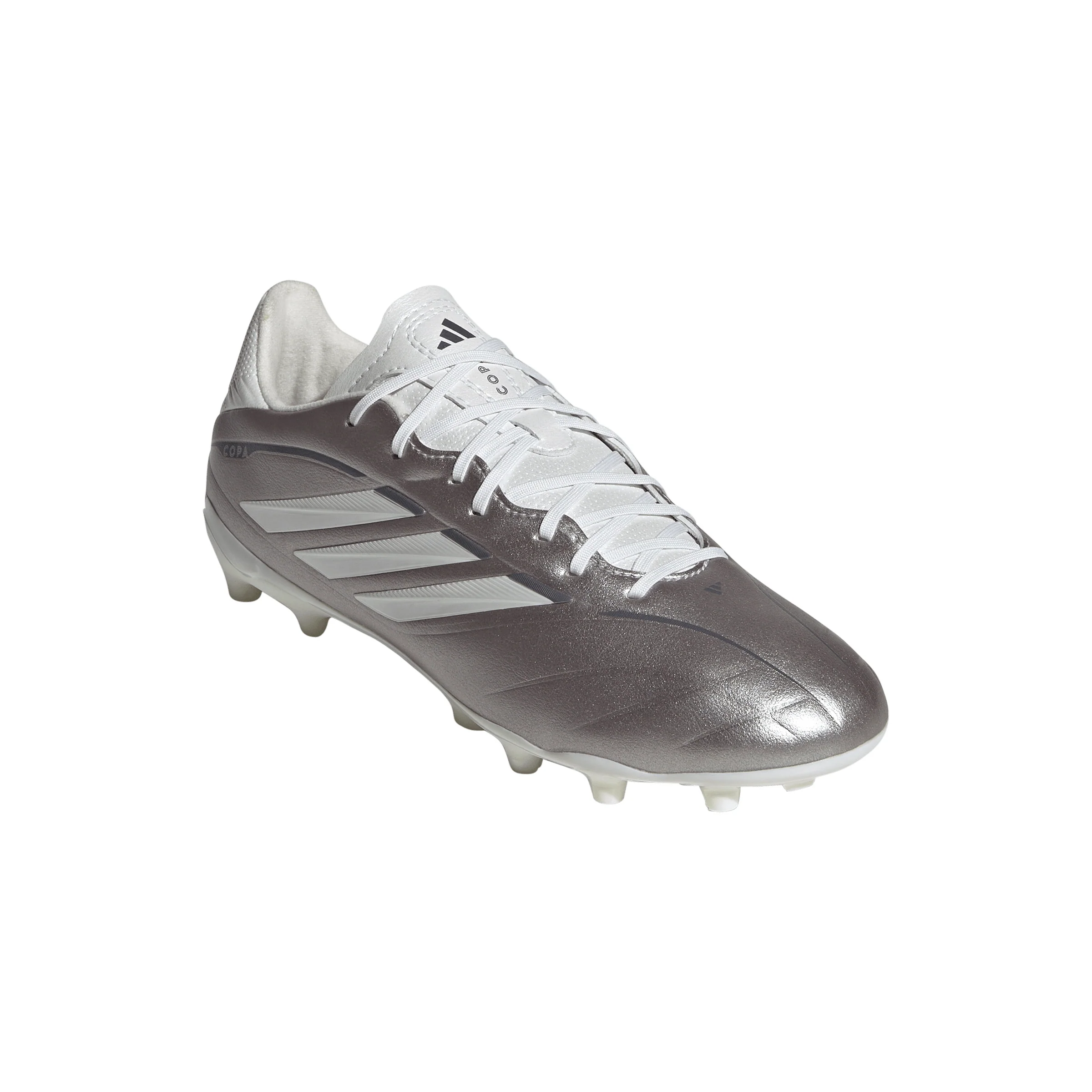 adidas Copa Pure IV League Junior FG Firm Ground Soccer Cleats-Taupe Metallic/ Zero Metallic / Night Metallic - Image 4