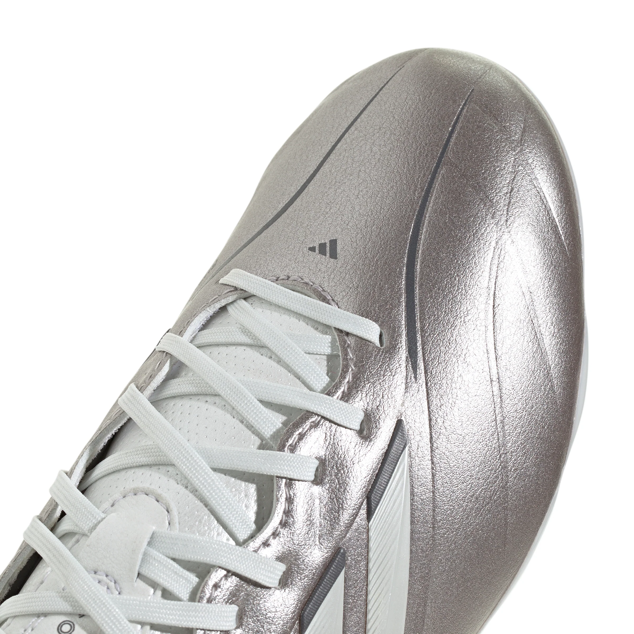 adidas Copa Pure IV League Junior FG Firm Ground Soccer Cleats-Taupe Metallic/ Zero Metallic / Night Metallic - Image 6