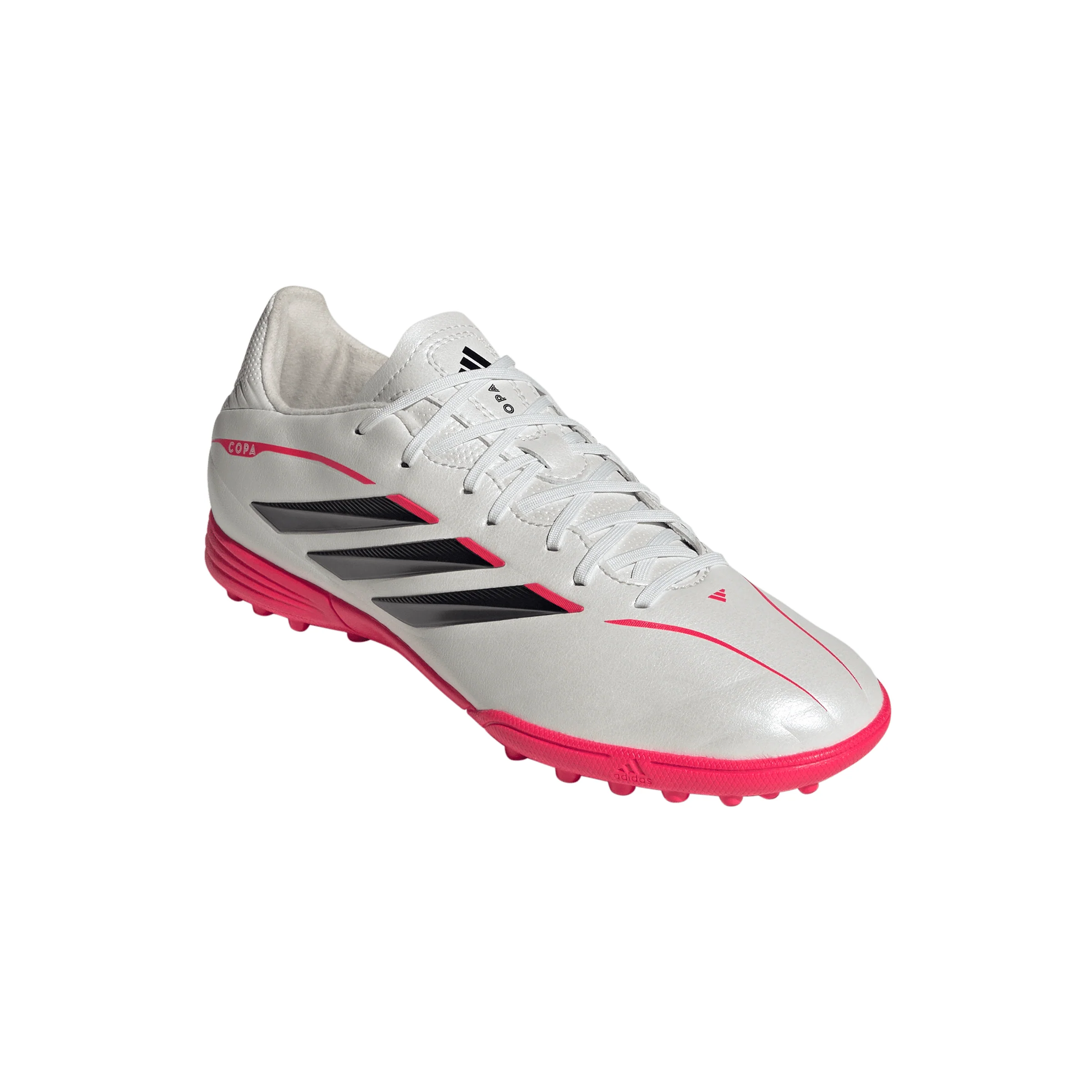 adidas Copa Pure IV League Junior TF Turf Soccer Cleats- Zero Metalic / Core Black / Lucid Red - Image 5