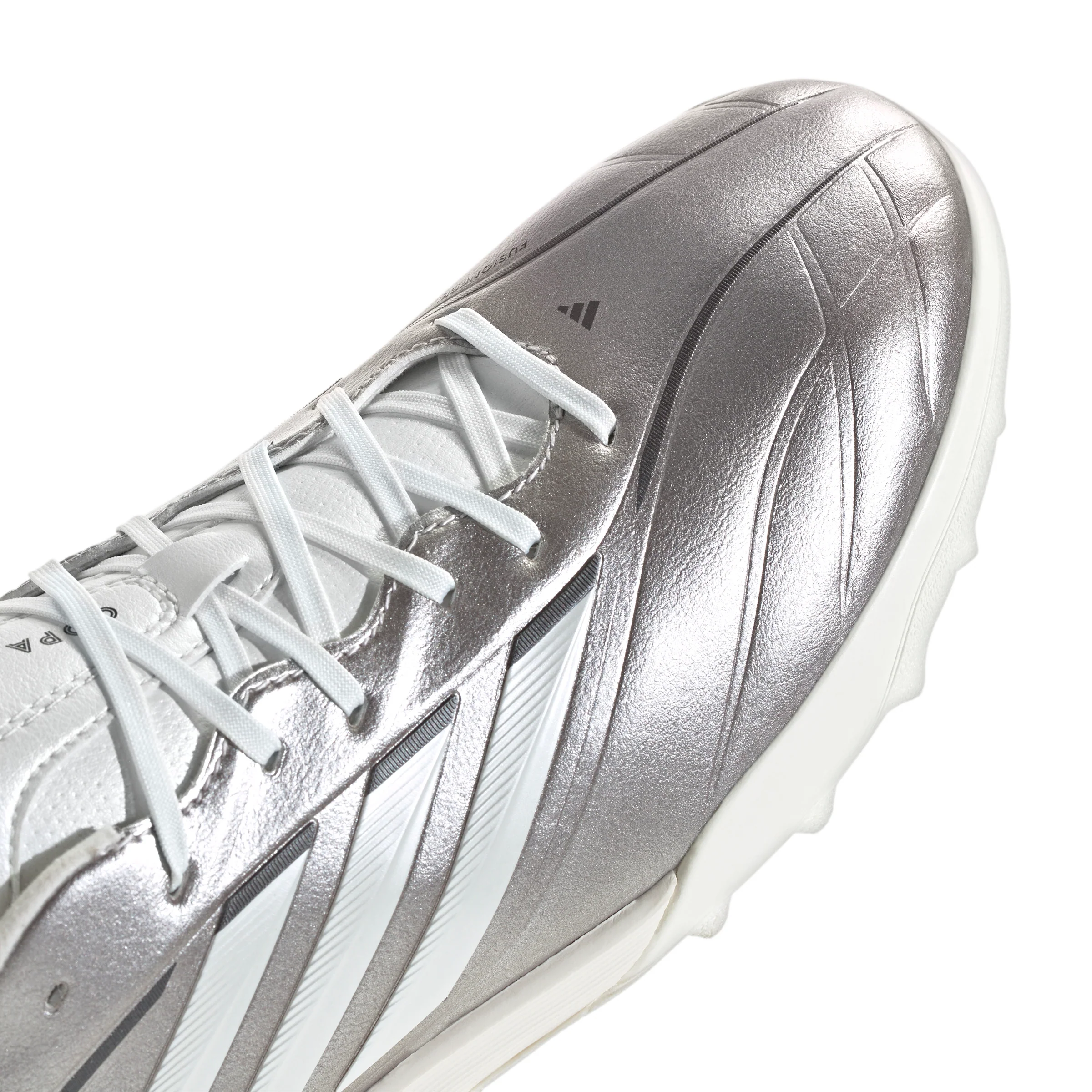 adidas Copa Pure IV League TF Turf Soccer Cleats- Taupe Metallic/ Zero Metallic / Night Metallic - Image 6