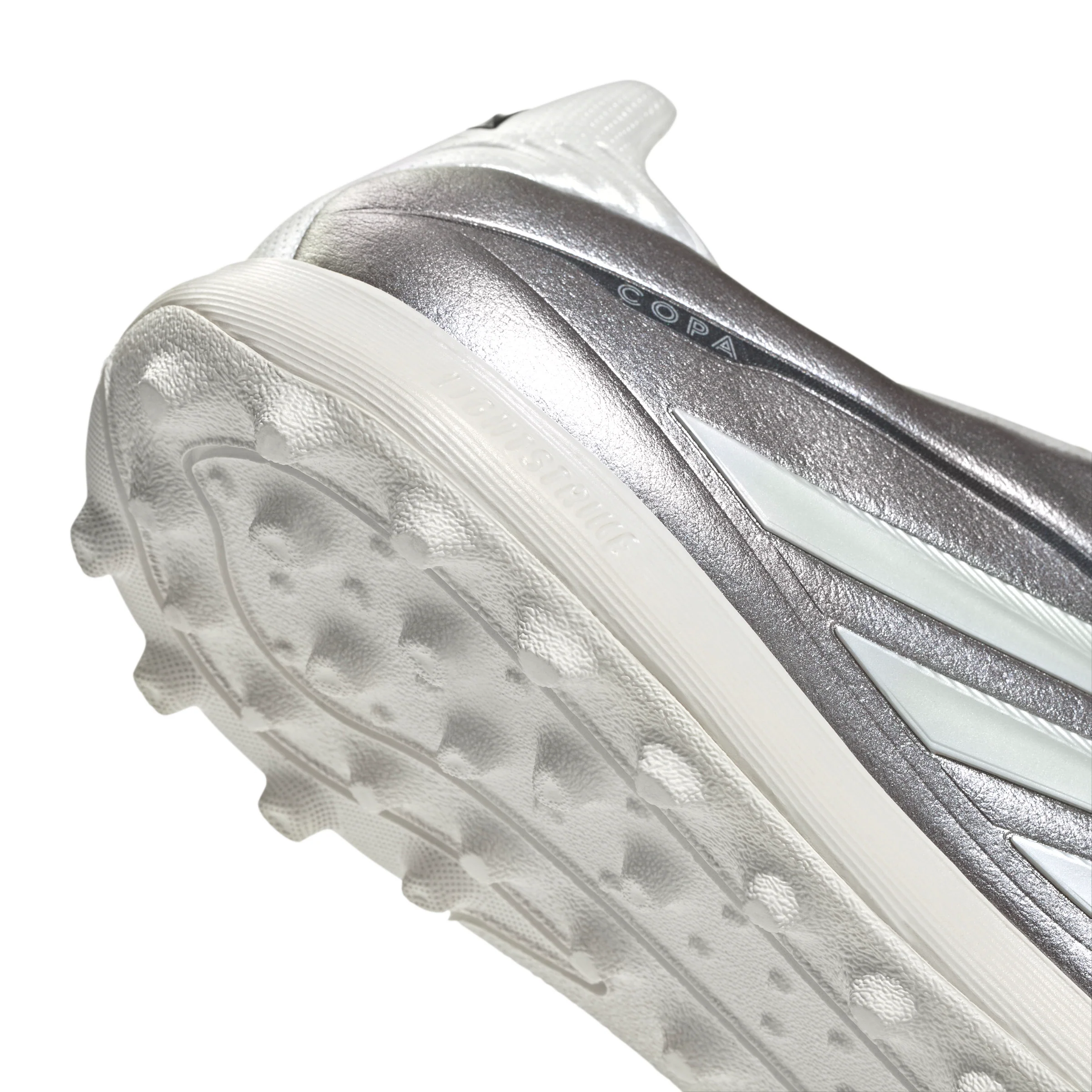 adidas Copa Pure IV League TF Turf Soccer Cleats- Taupe Metallic/ Zero Metallic / Night Metallic - Image 7