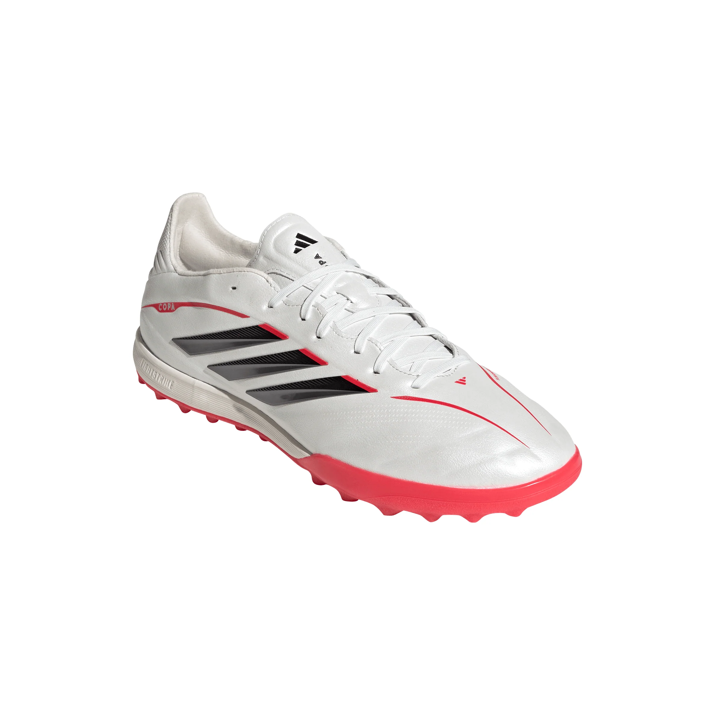 adidas Copa Pure IV Pro TF Turf Soccer Cleat - Zero Metalic / Core Black / Lucid Red - Image 5