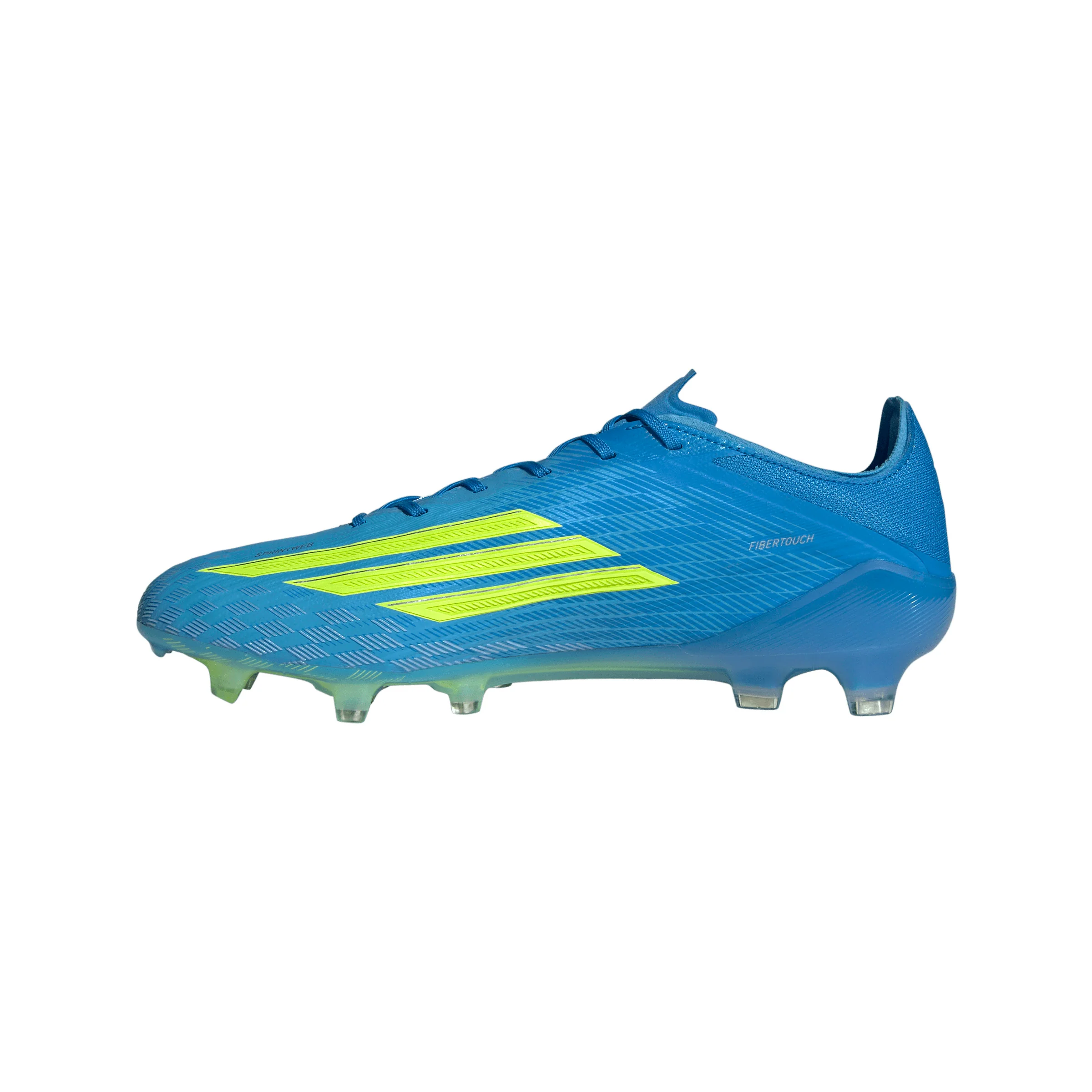 adidas F50 Elite FG Firm Ground Soccer Cleats-Lucid Ray Blue/Team Solar Yellow 2/ Lucid Aquamarine - Image 2