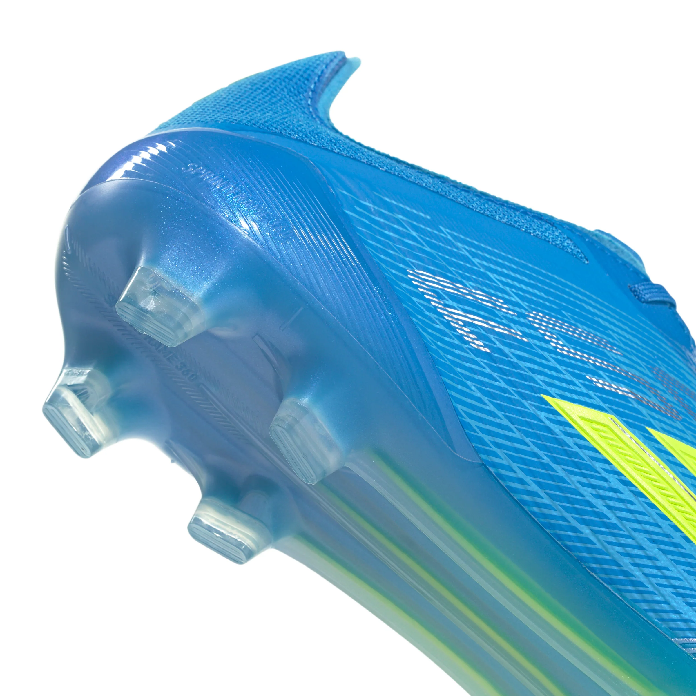adidas F50 Elite FG Firm Ground Soccer Cleats-Lucid Ray Blue/Team Solar Yellow 2/ Lucid Aquamarine - Image 7