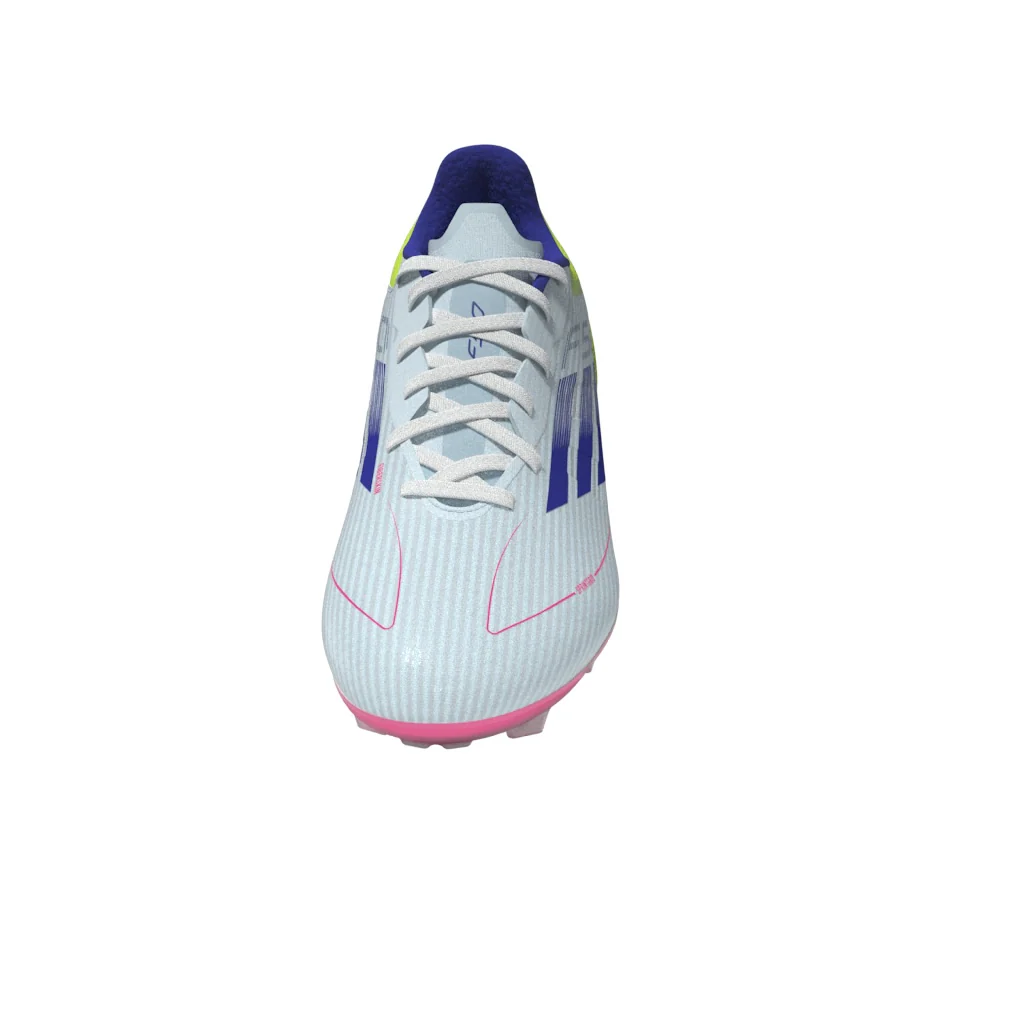 adidas F50 League FG Almost Blue/ Lucid Pink/ Semi Solar Yellow - Image 3