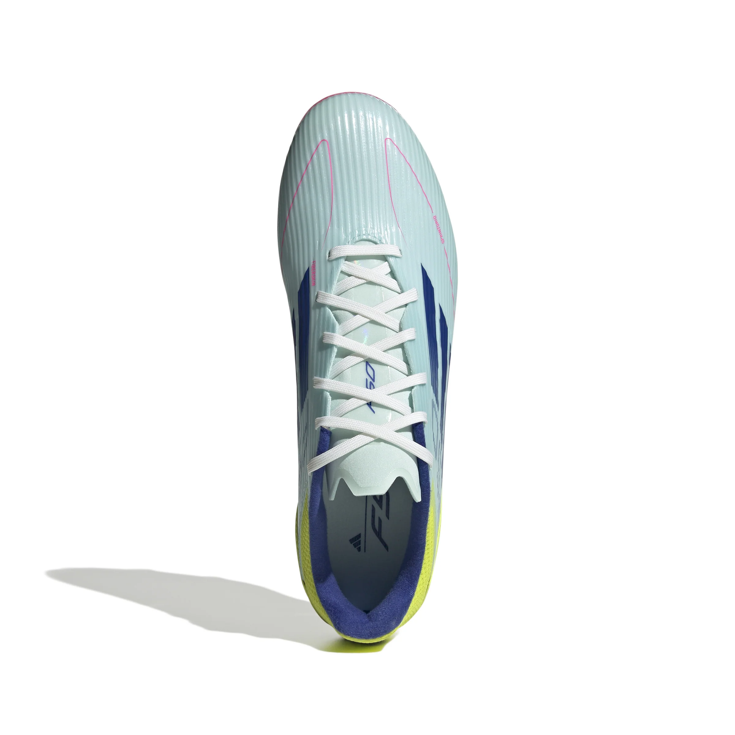 adidas F50 League FG Almost Blue/ Lucid Pink/ Semi Solar Yellow - Image 5