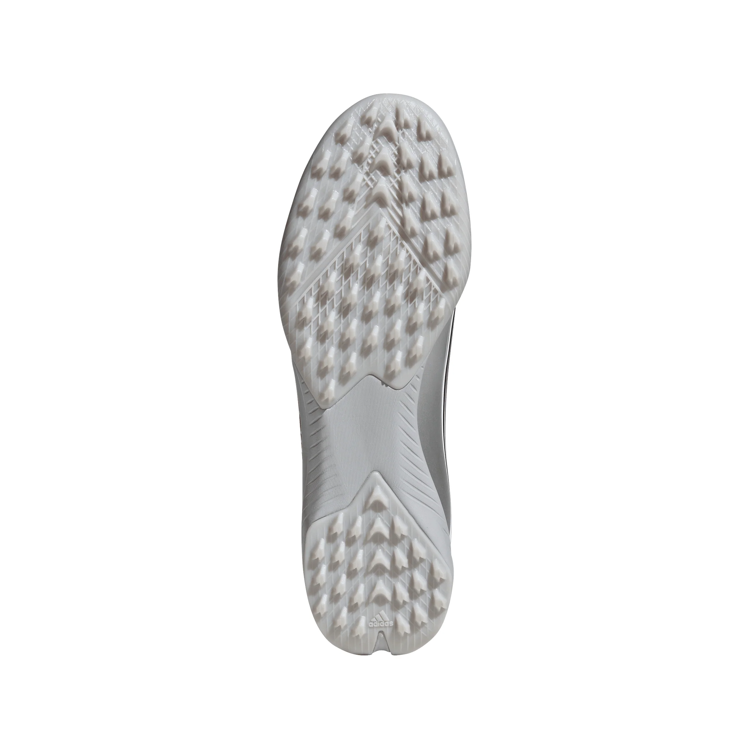 adidas F50 League Messi TF Turf Soccer Cleats-Cloud White / Lucid Red / Silver Metallic - Image 4
