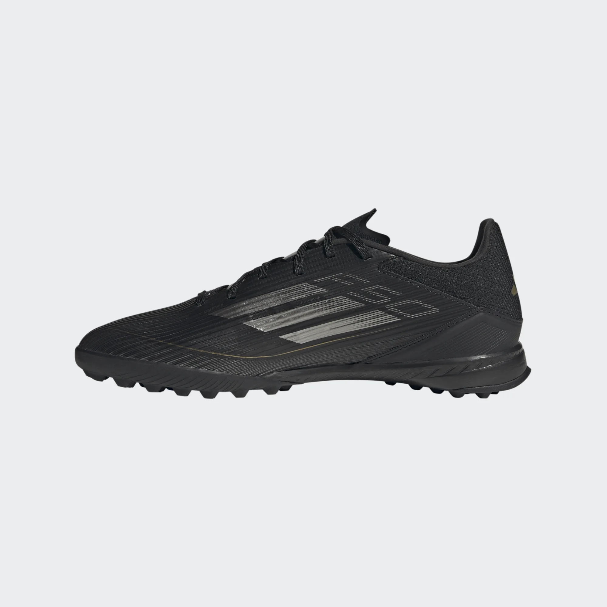 adidas F50 League TF  Cloud Black/Iron Metallic/Gold Metallic - Image 2