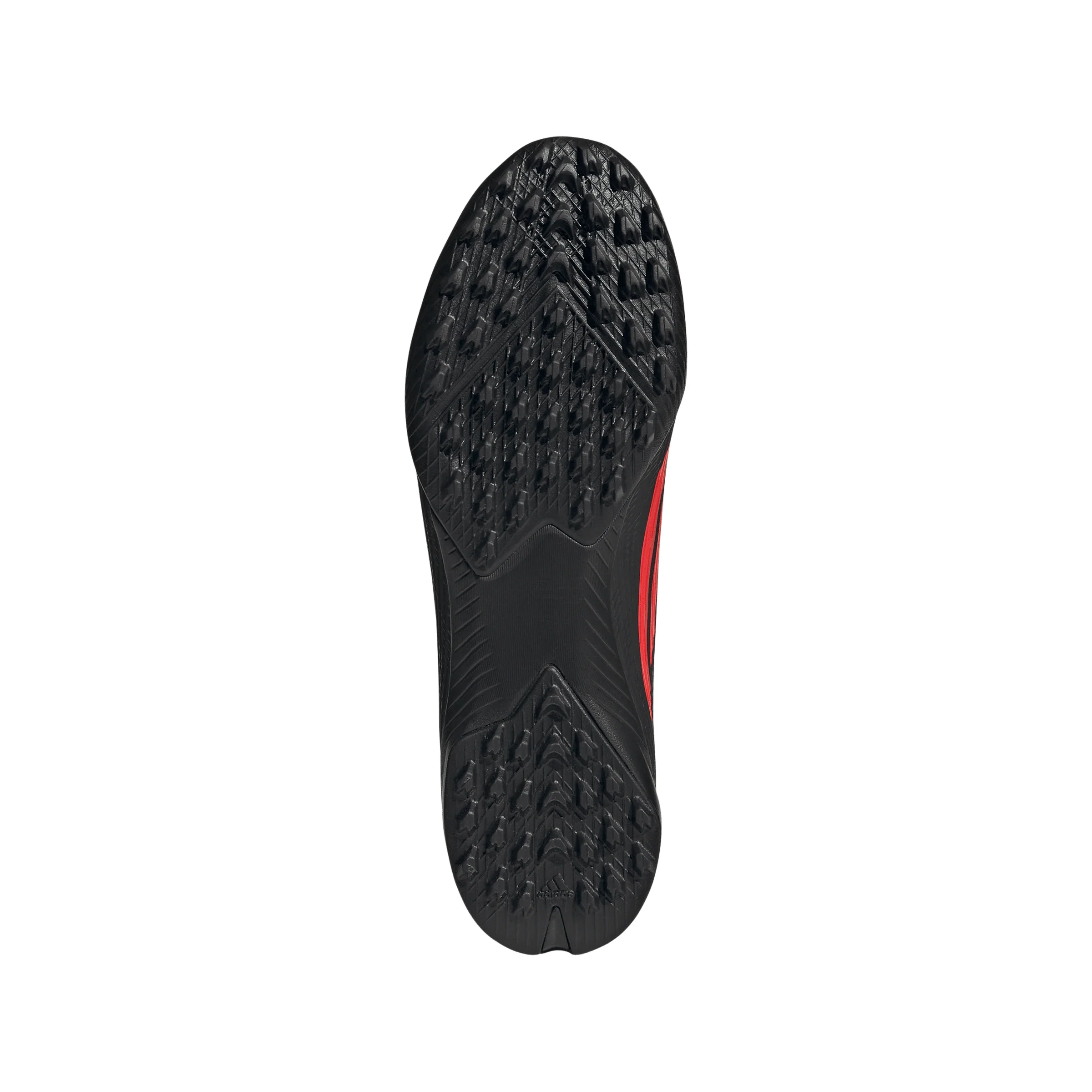 adidas F50 League TF Turf Soccer Cleats - Core Black / Lucid Red / Core Black - Image 5