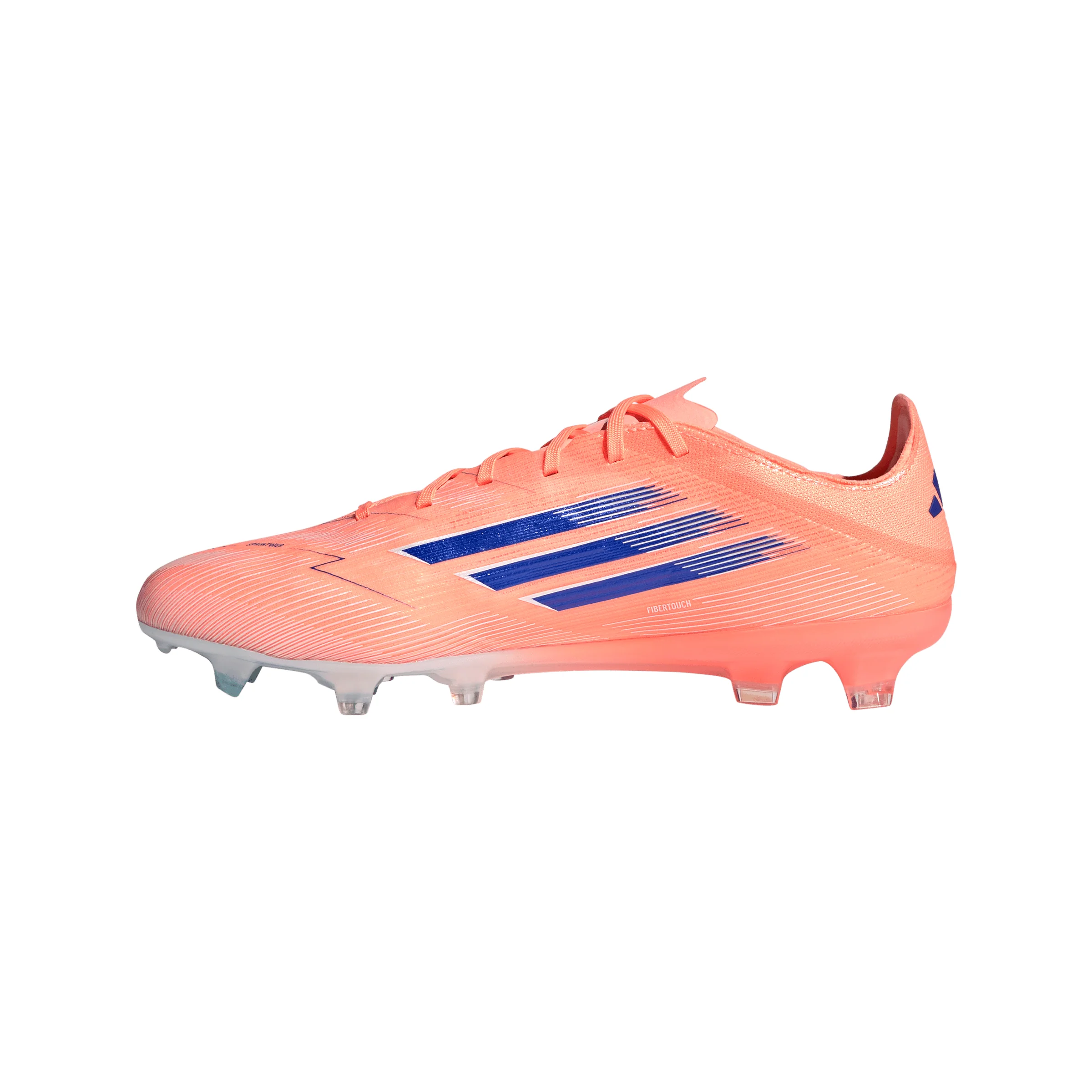 adidas F50 Pro FG Firm Ground Soccer Cleats- Beam Orange / Lucid Blue / Cloud White - Image 2