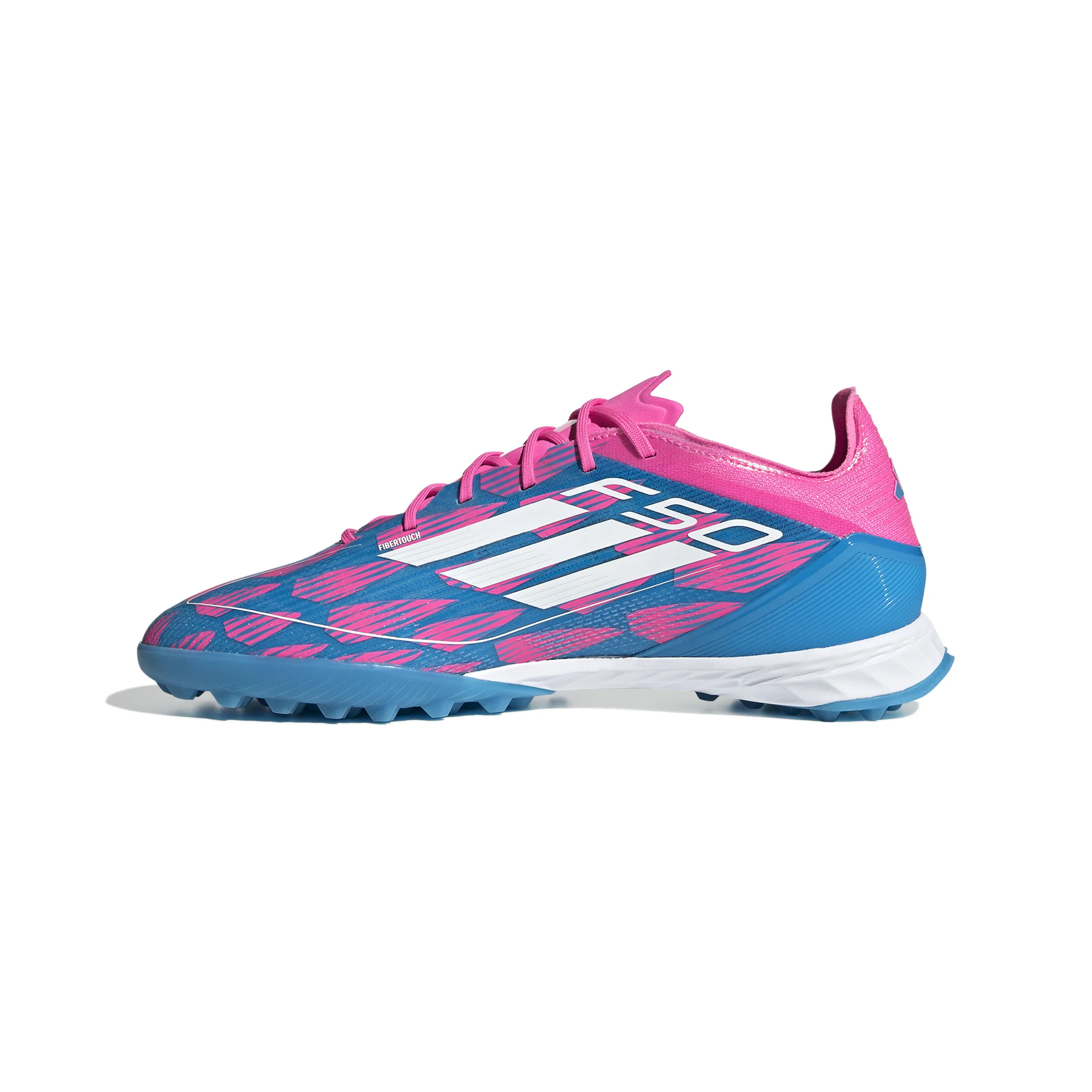 adidas F50 Pro TF Solar Blue/ White/ Solar Pink - Image 3