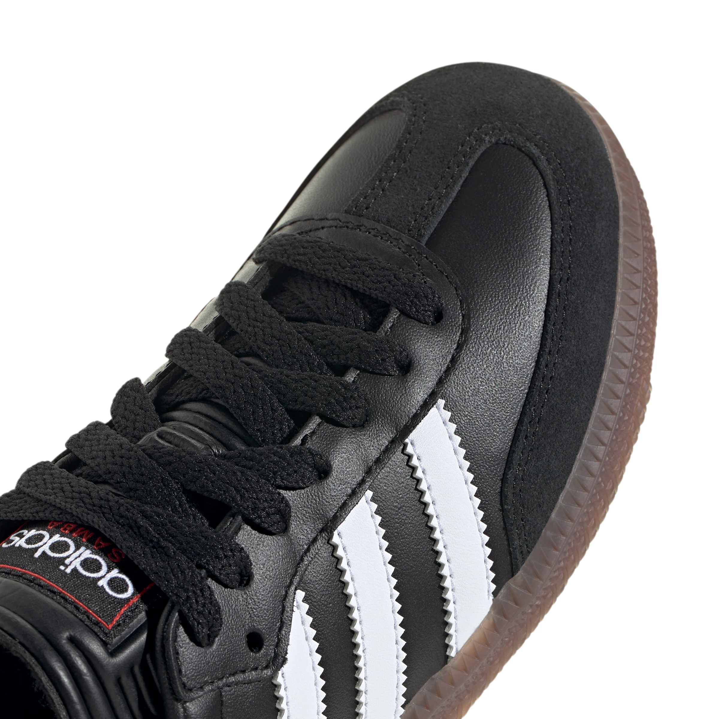 adidas Junior Samba Classic Indoor Soccer Shoe - Black/White - Image 7