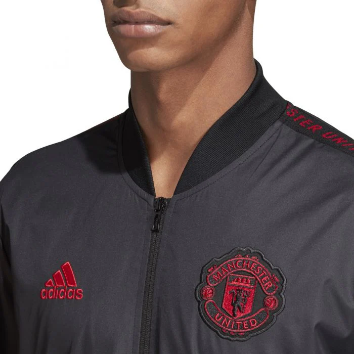 adidas Men's 2018-19 Manchester United Anthem Jacket - Image 2