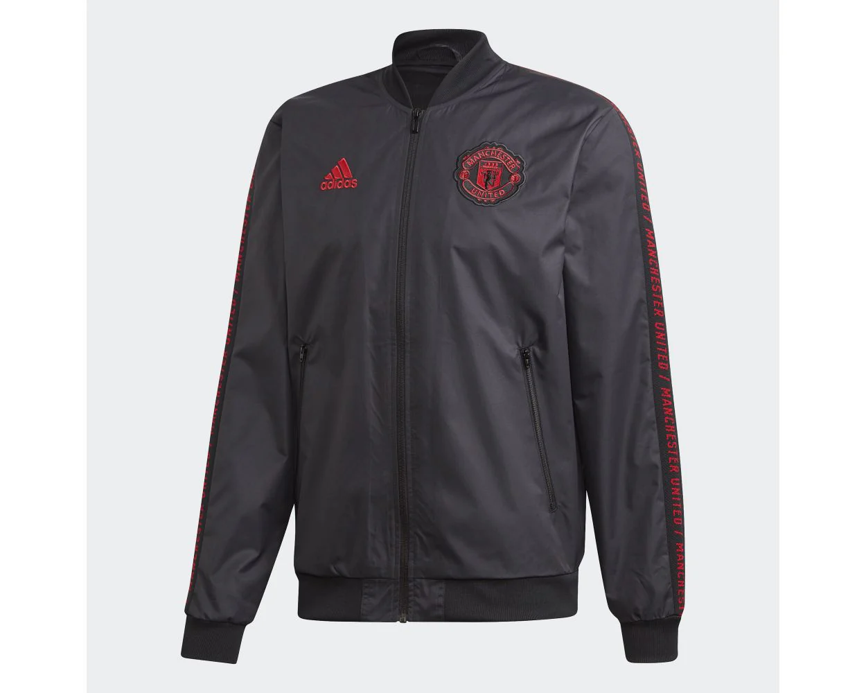 adidas Men's 2018-19 Manchester United Anthem Jacket - Image 6