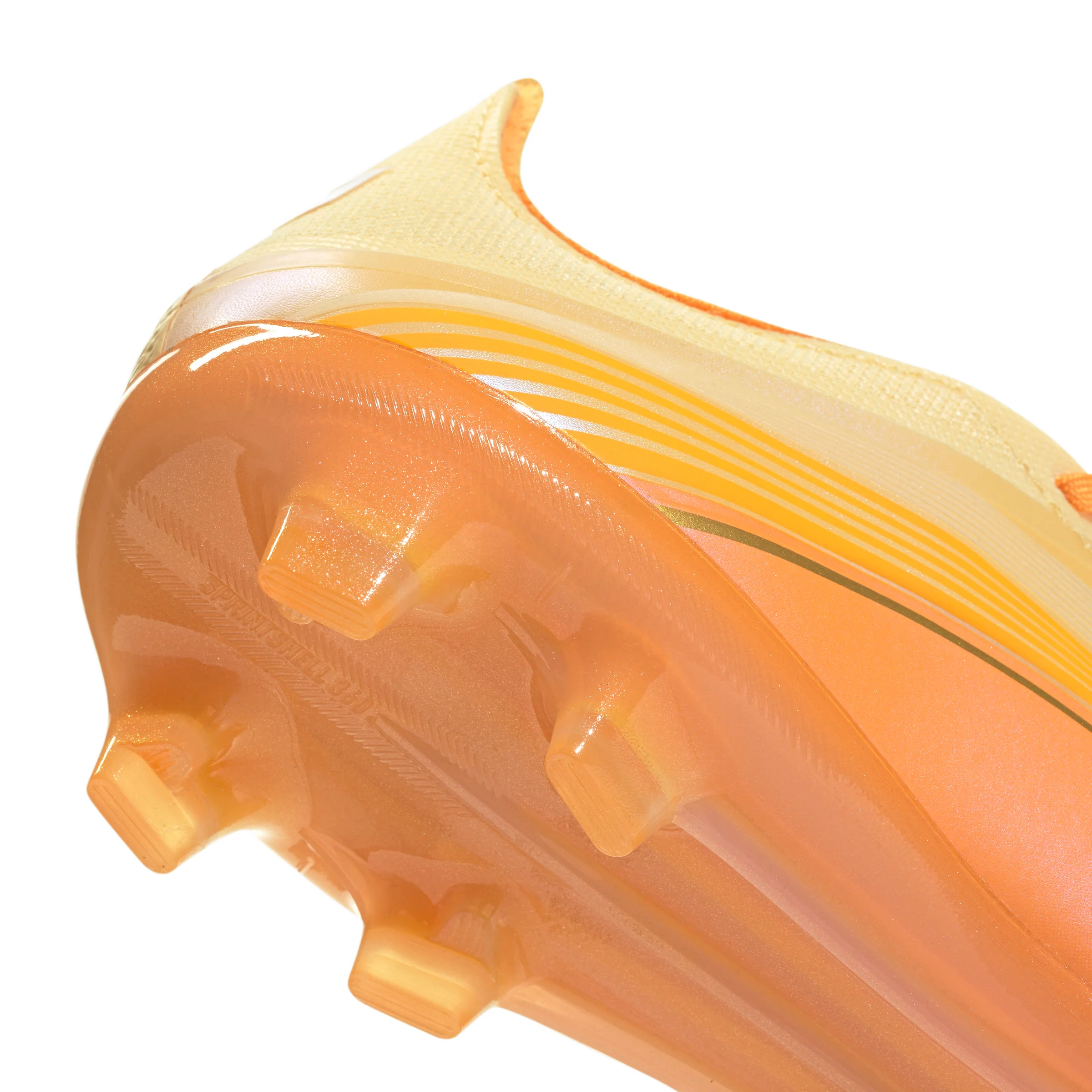 adidas Messi F50 Pro FG Firm Ground Soccer Cleats-Ice Tangerine / Gold Metallic / Pure Tangerine - Image 6