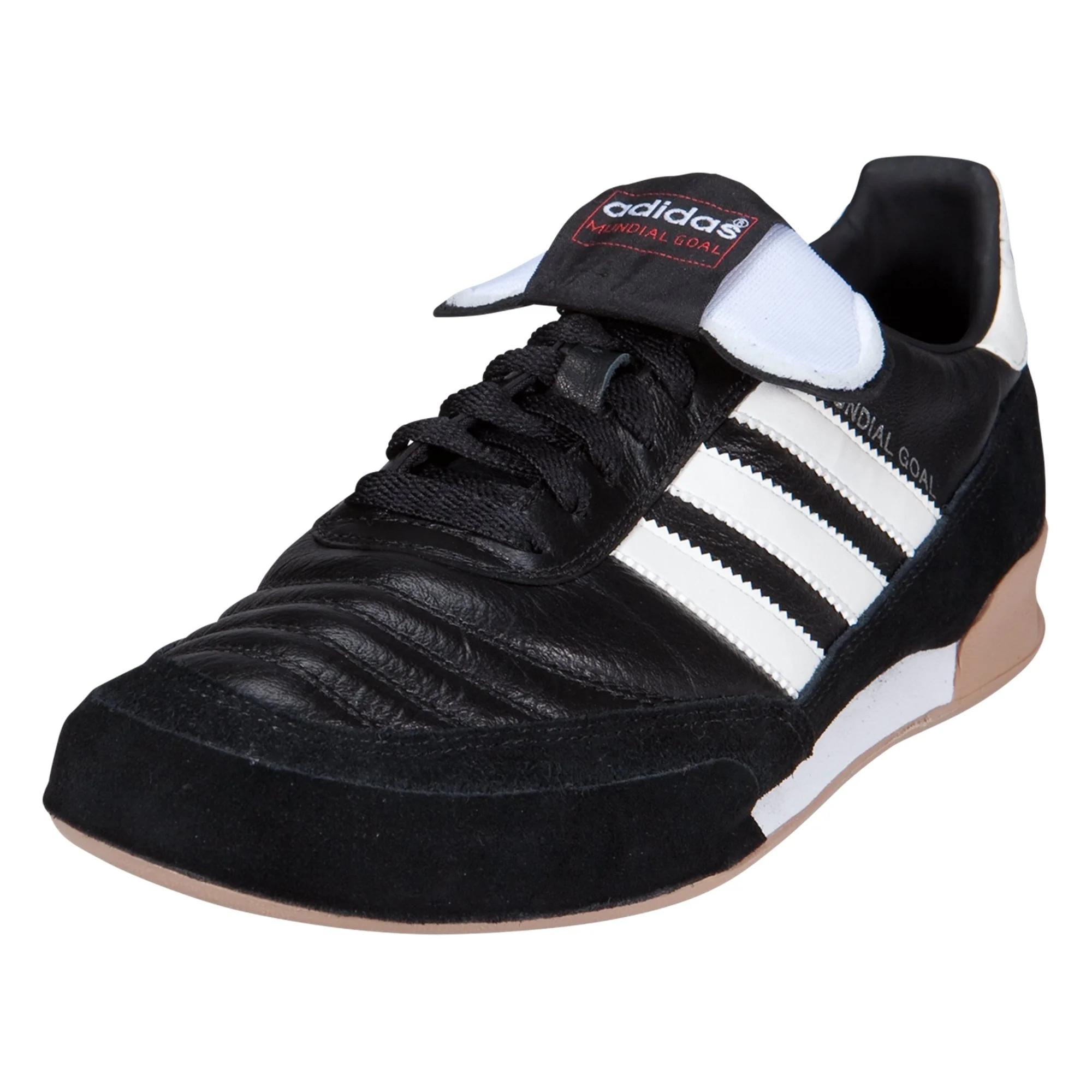 adidas Mundial Goal Indoor Soccer Shoe - Black/White - Image 4