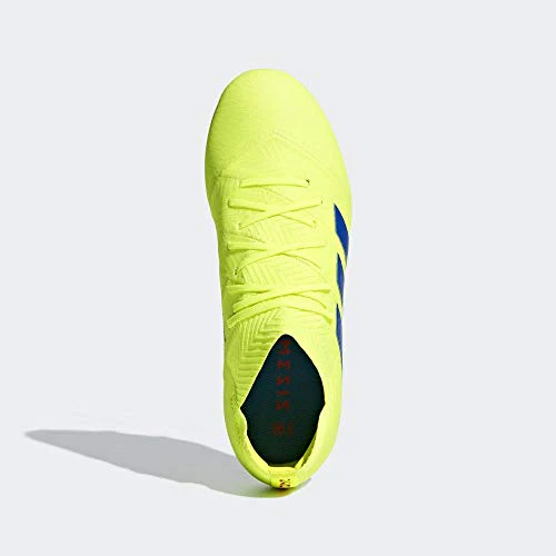adidas Nemeziz 18.1 Junior Firm Ground Soccer Cleat - Yellow/Red/Blue - Image 3