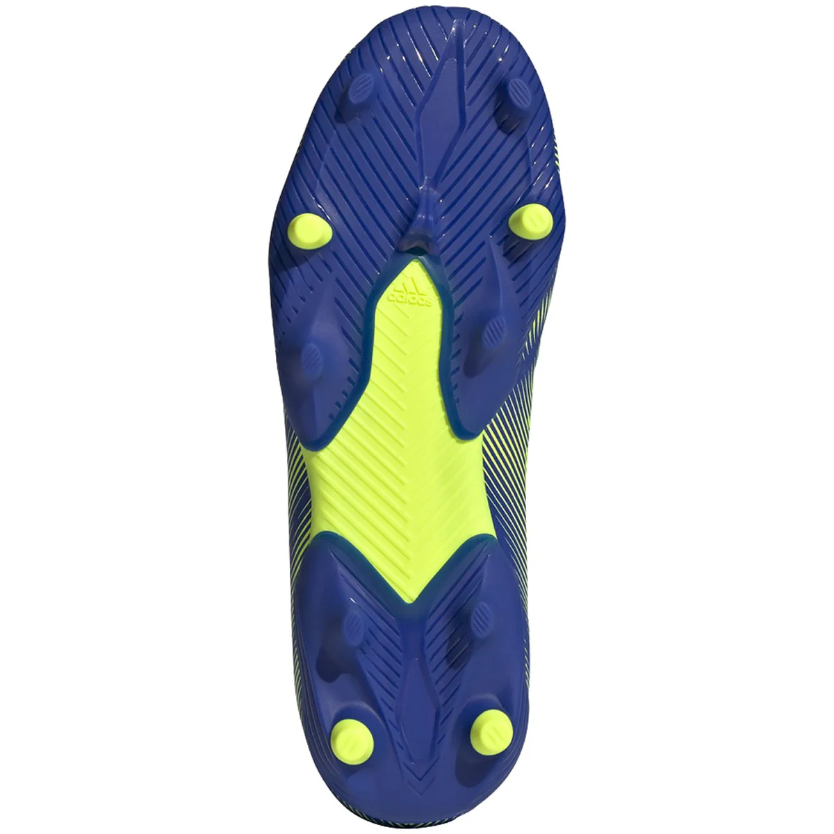 adidas Nemeziz 19.3 JUNIOR Firm Ground Cleat- Team Royal Blue/White/Solar Yellow - Image 5