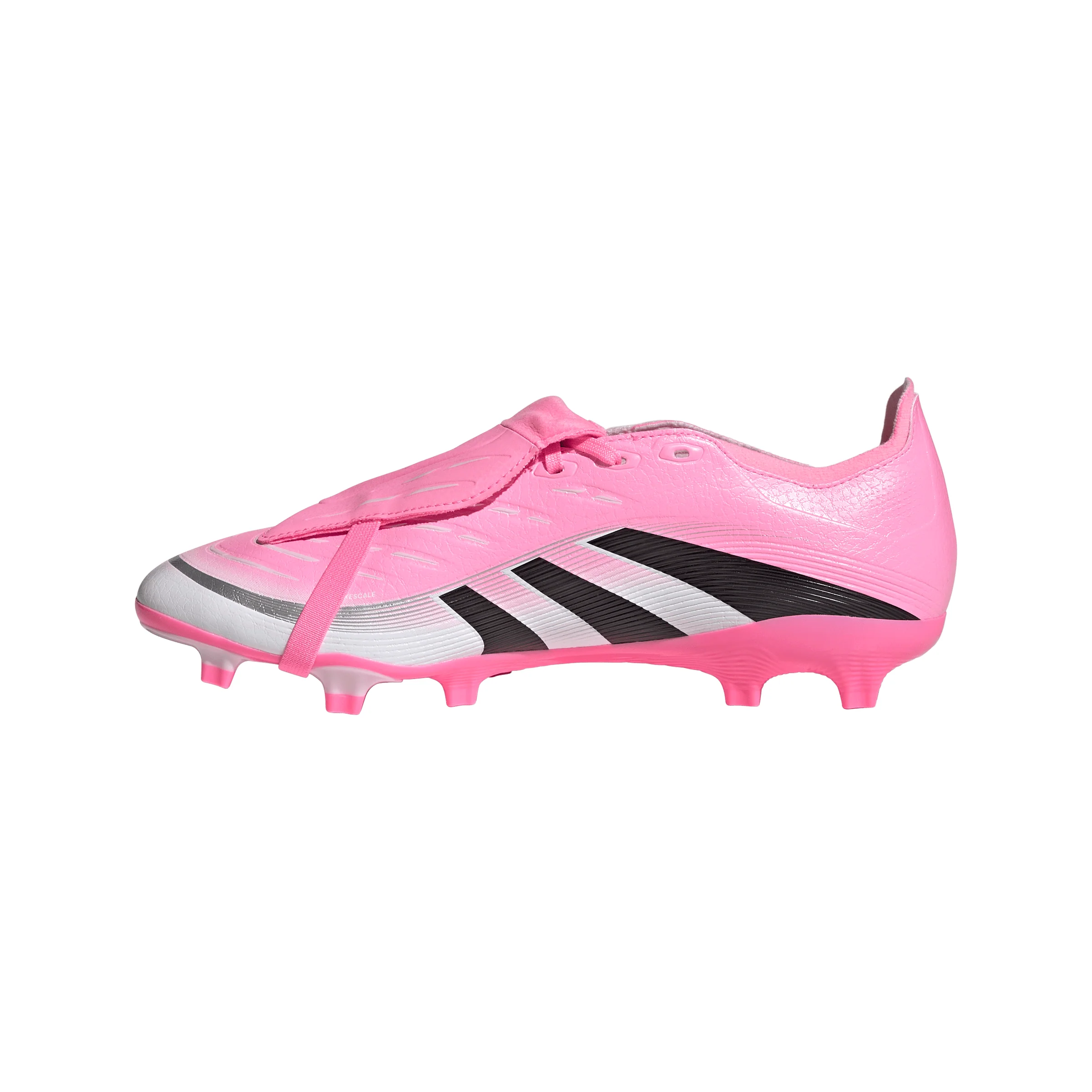 adidas Predator Beckham League FoldTongue FG Firm Ground Soccer Cleat -Beam Pink/Core Black/ White - Image 2