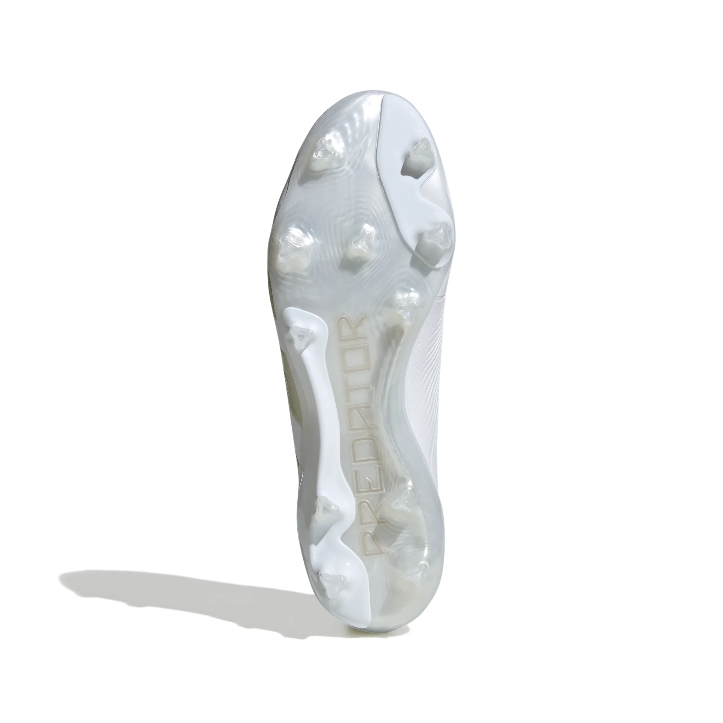 adidas Predator Elite FG Firm Ground Soccer Cleat -Cloud White / Gold Metallic / Cloud White - Image 7