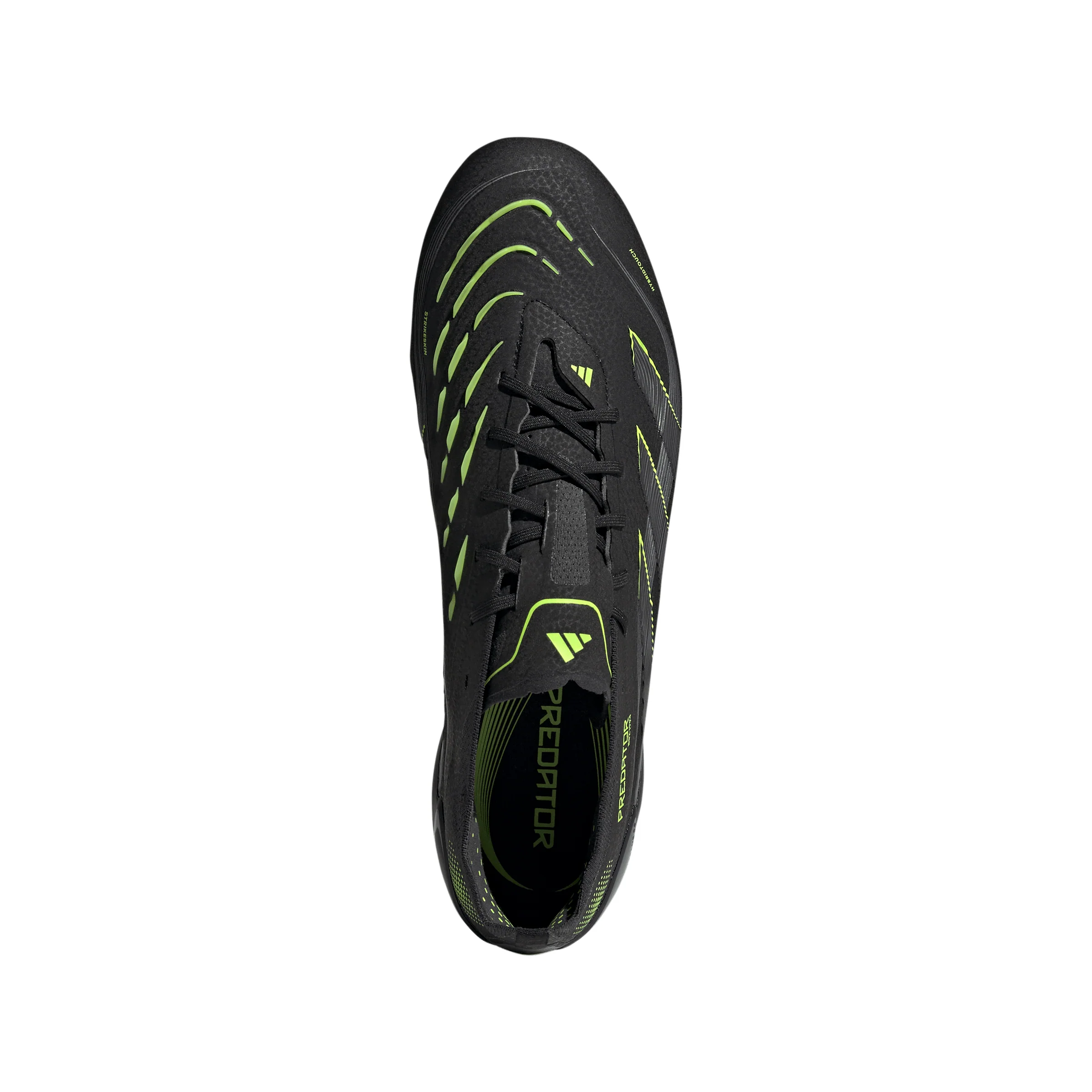 adidas Predator Elite FG Firm Ground Soccer Cleat- Core Black / Carbon / Lucid Lemon - Image 3