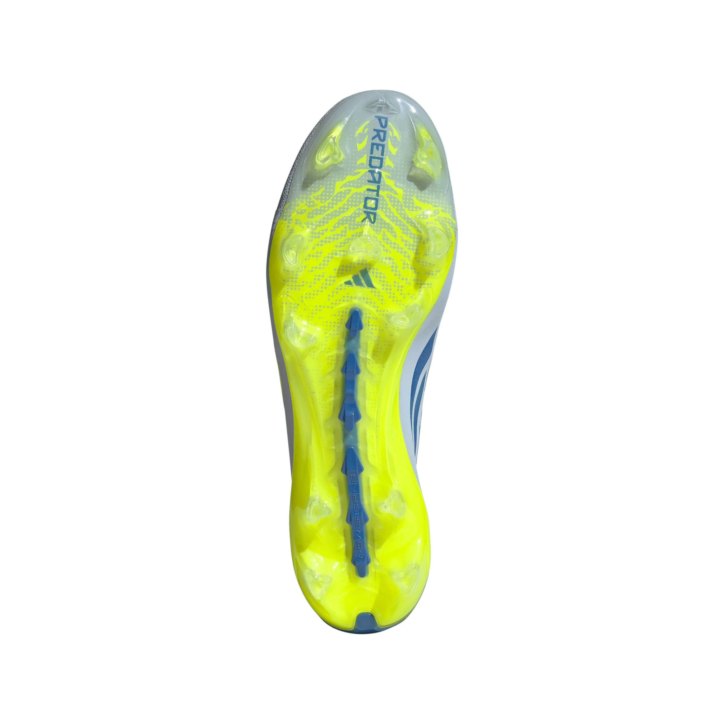 adidas Predator Elite FG Firm Ground Soccer Cleats- Crystal Sky / Ray Blue / Team Solar Yellow 2 - Image 5