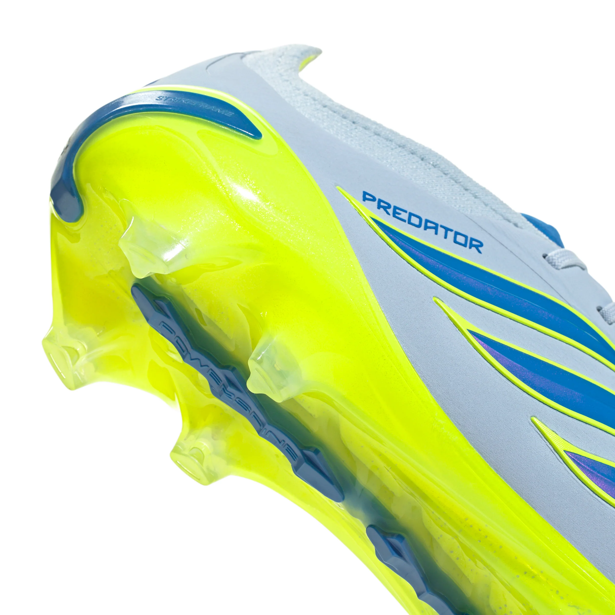 adidas Predator Elite FG Firm Ground Soccer Cleats- Crystal Sky / Ray Blue / Team Solar Yellow 2 - Image 7