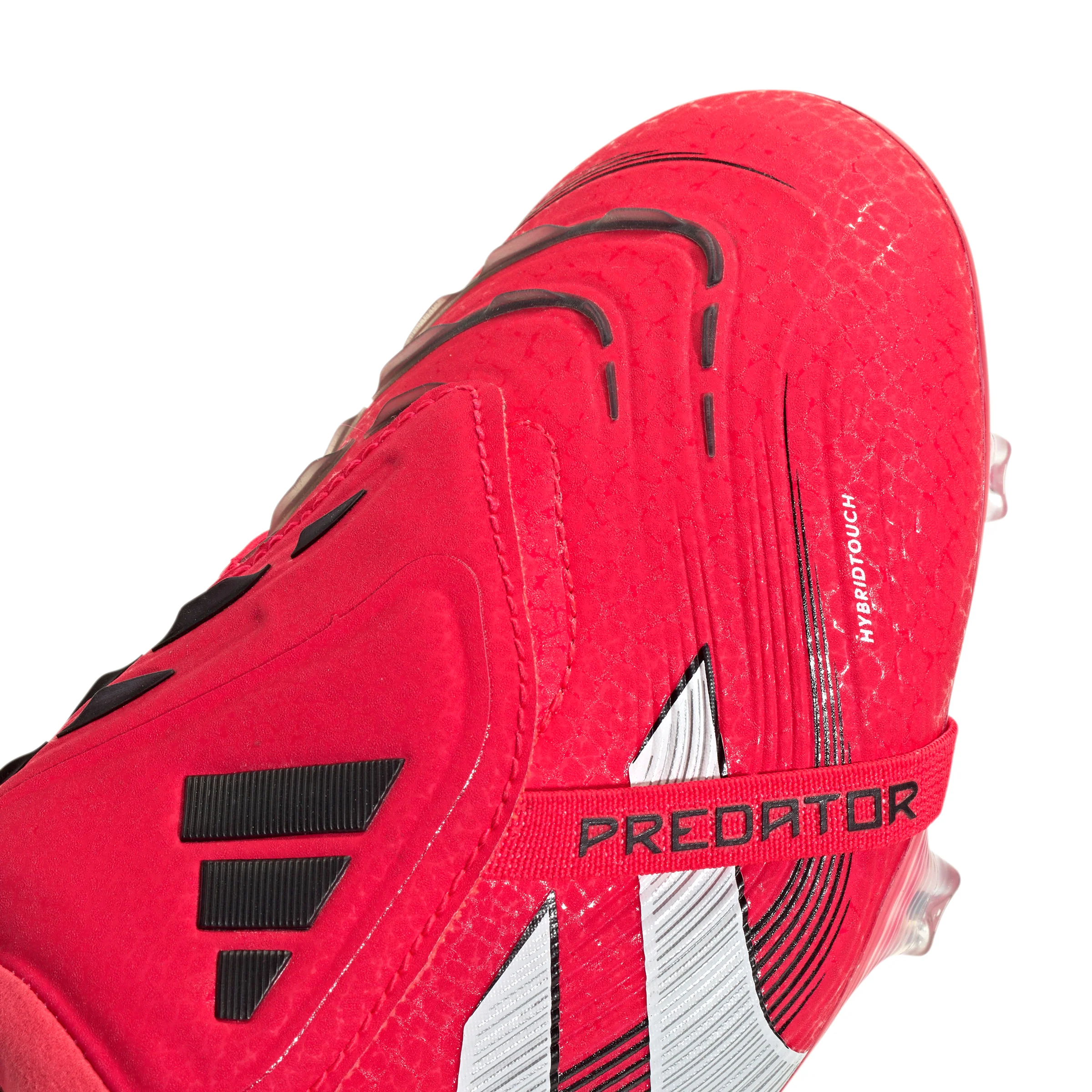 adidas Predator Elite Fold Tounge FG Firm Ground Soccer Cleat - Lucid Red / Cloud White / Core Black - Image 6