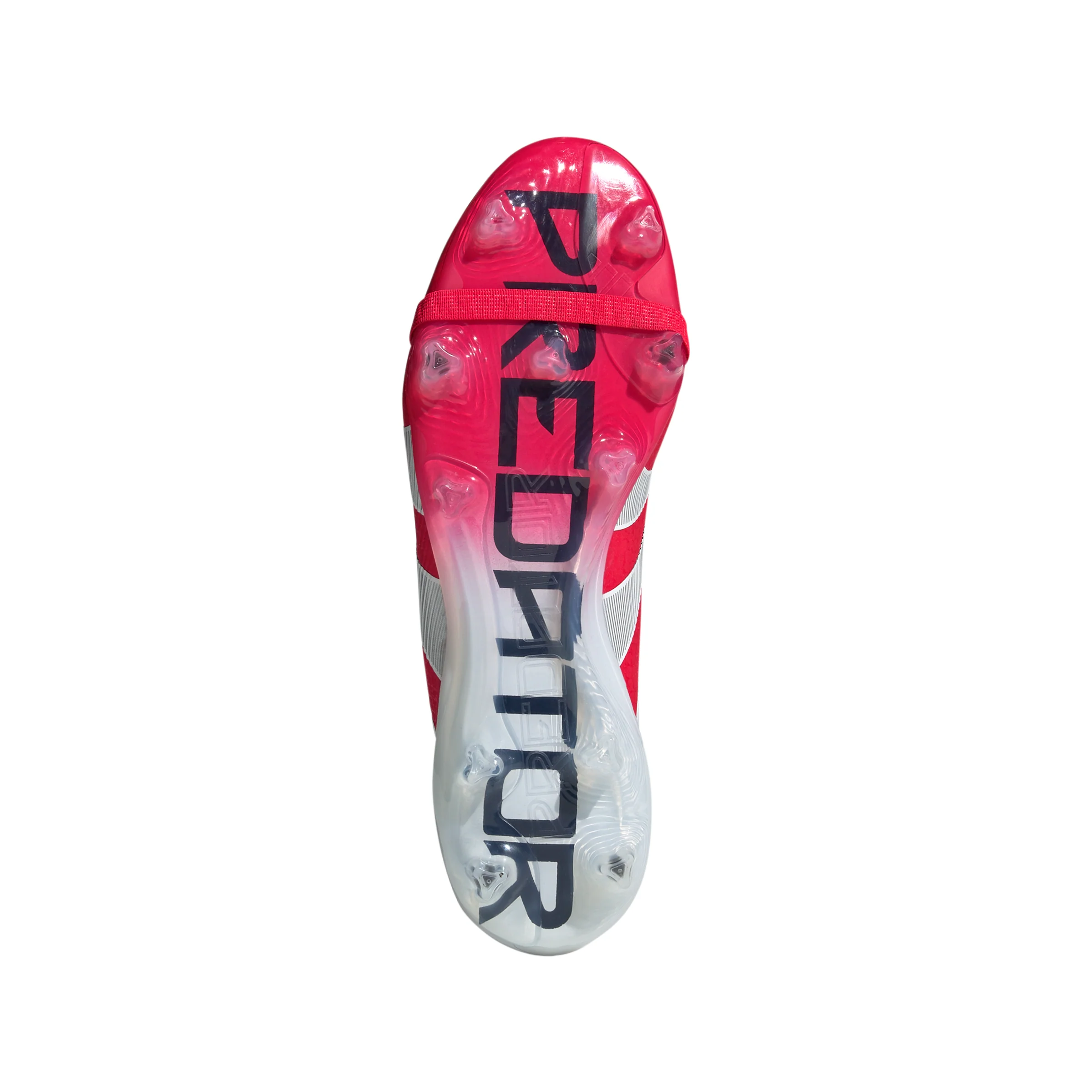 adidas Predator Elite Fold Tounge FG Firm Ground Soccer Cleat - Lucid Red / Cloud White / Core Black - Image 9