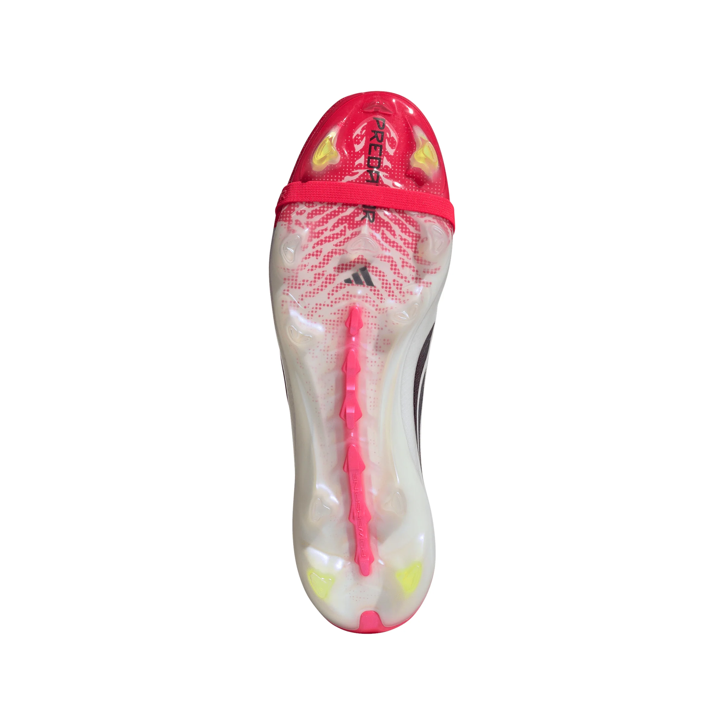 adidas Predator Elite FoldTongue FT FG Firm Ground Soccer Cleats- Lucid Red / Core Black / Cloud White - Image 7