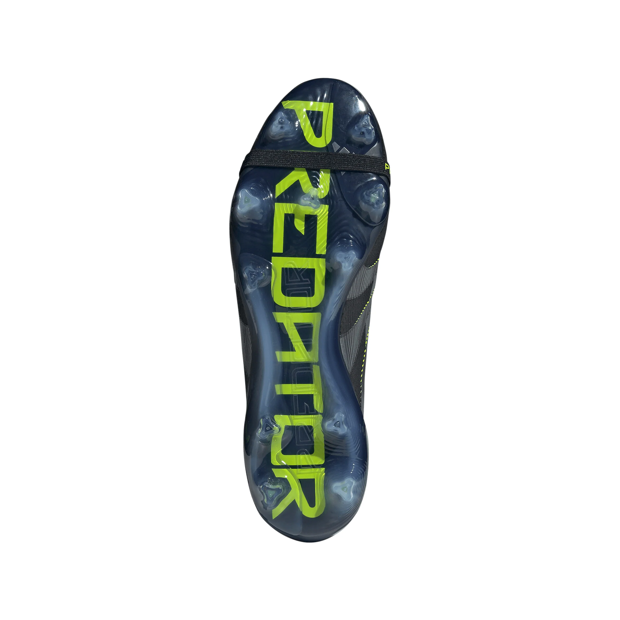 adidas Predator Elite FoldTongue FT FG Firm Ground Soccer Cleats- Core Black / Carbon / Lucid Lemon - Image 5