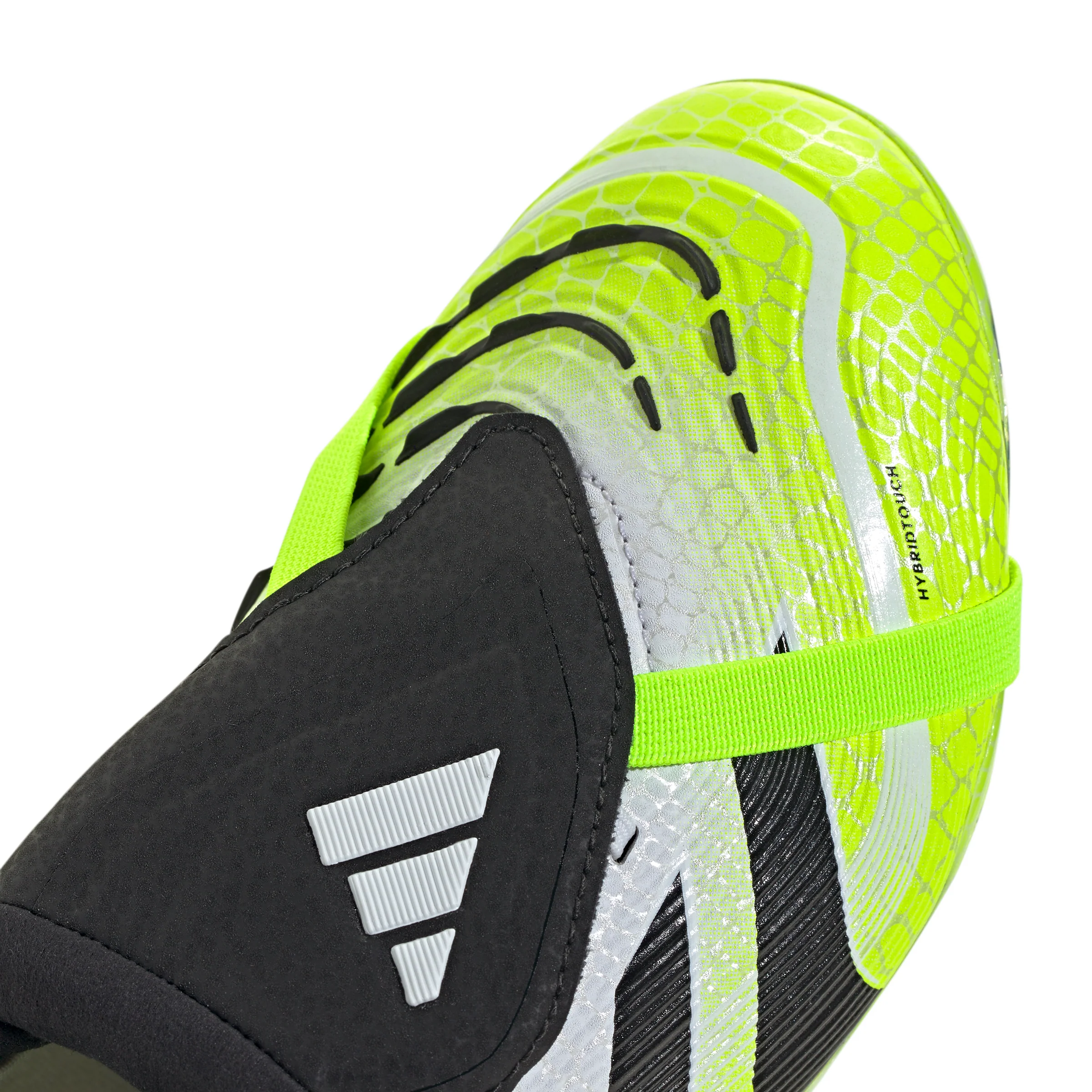 adidas Predator Elite FT FG Junior Fold-Tongue Firm Ground Soccer Cleat -Cloud White / Core Black / Lucid Lemon - Image 6