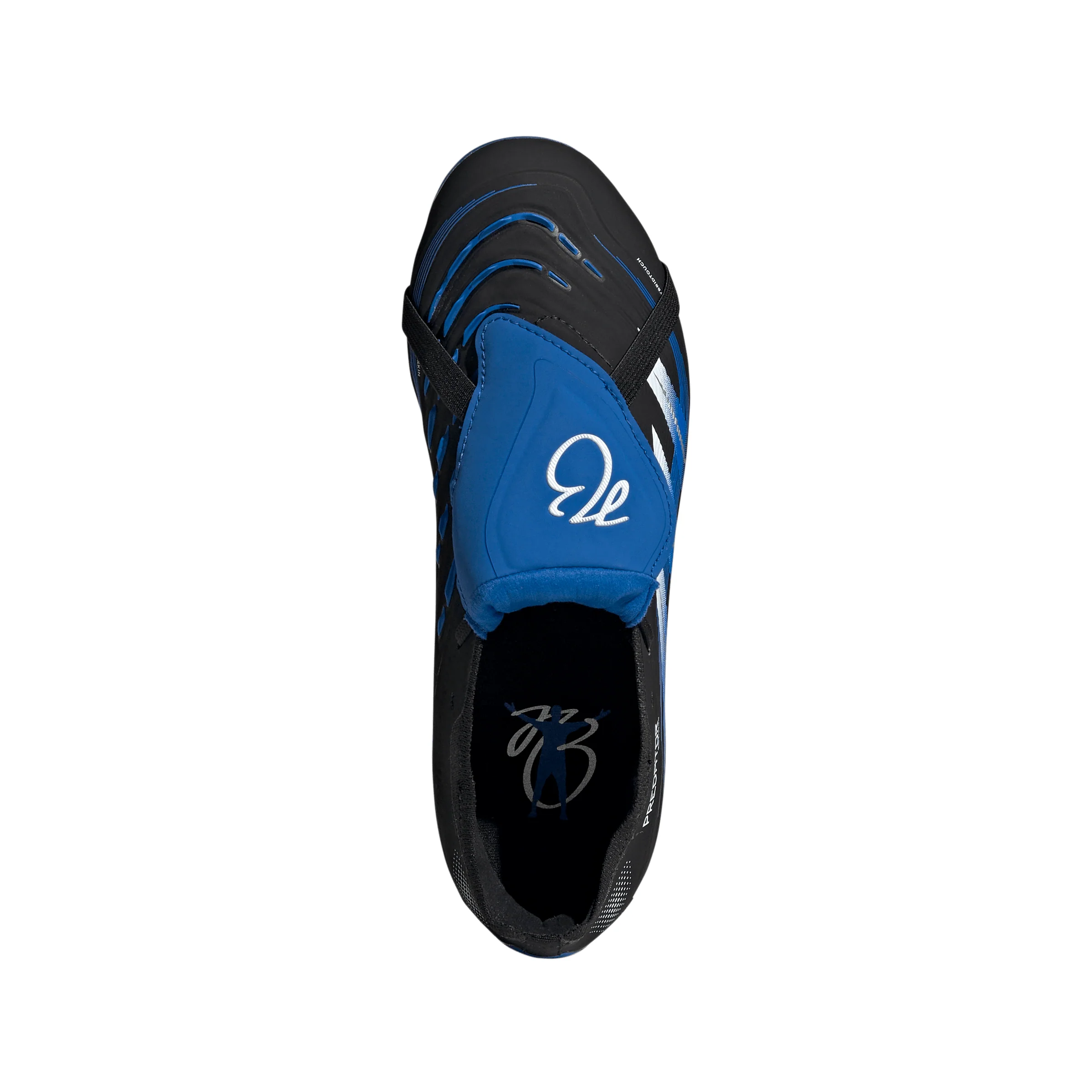 adidas Predator Elite Jude Bellingham FT FG Junior Firm Ground Soccer Cleat -Core Black / Cloud White / Glow Blue - Image 3