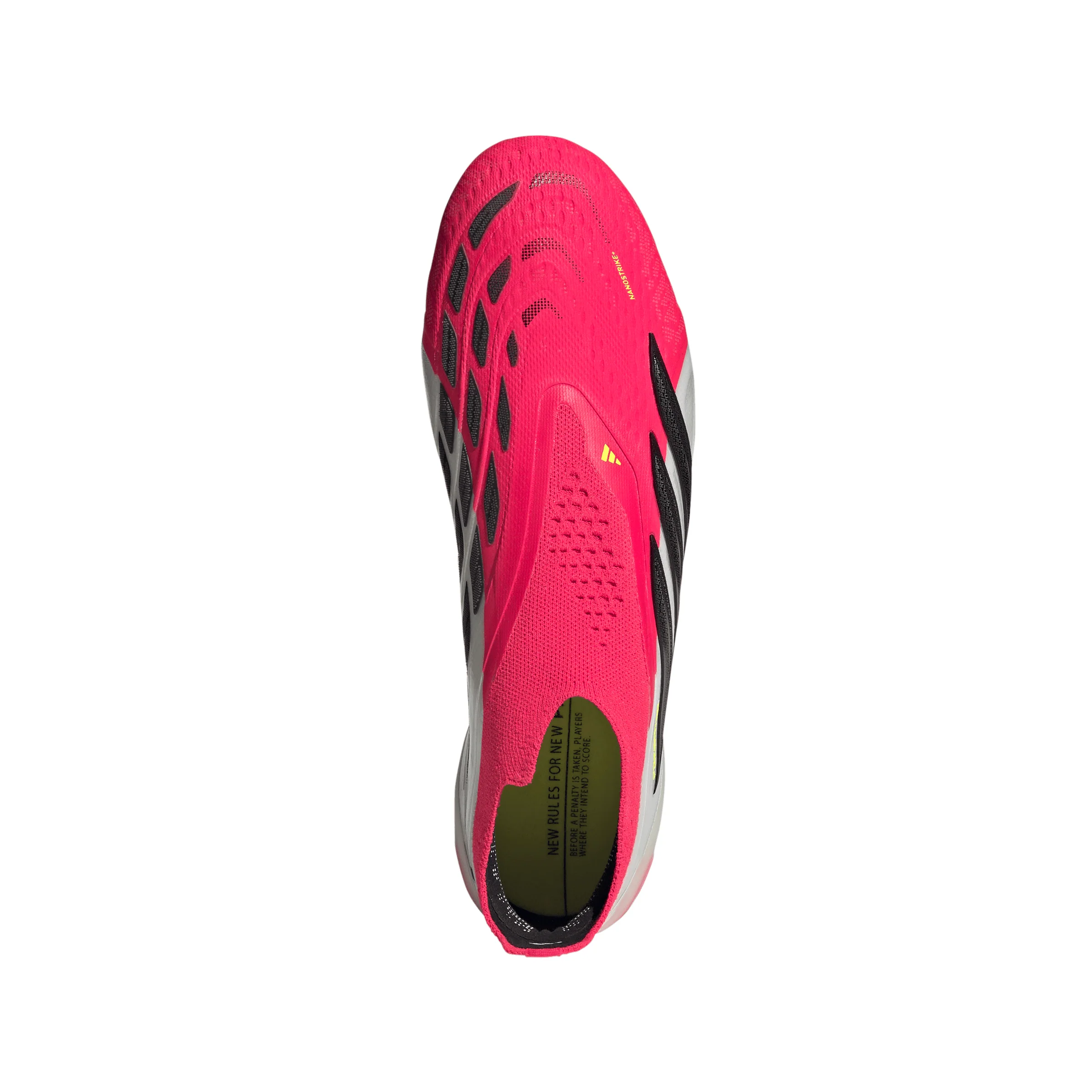 adidas Predator Elite Laceless FG Firm Ground Soccer Cleat - Lucid Red / Core Black / Cloud White - Image 3