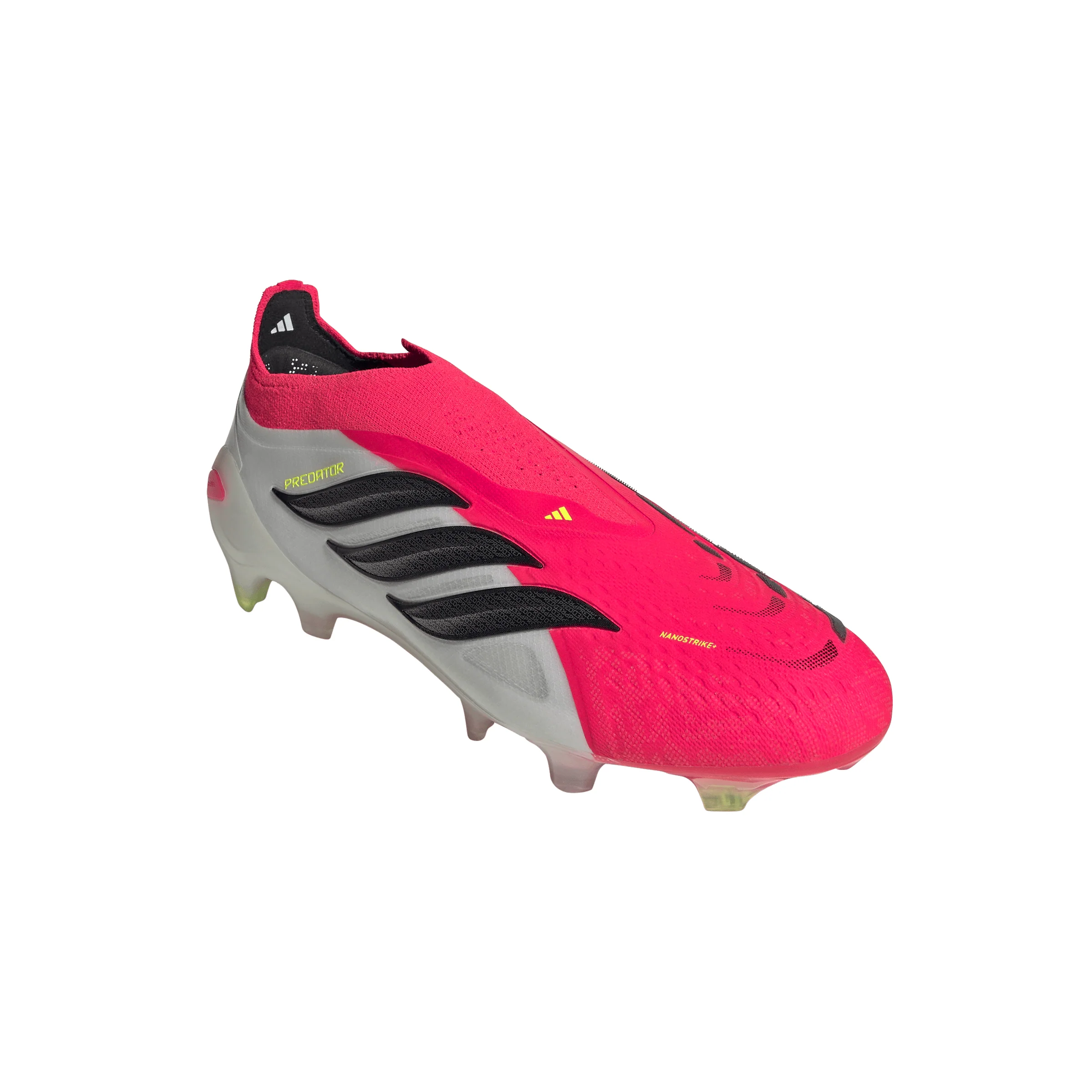 adidas Predator Elite Laceless FG Firm Ground Soccer Cleat - Lucid Red / Core Black / Cloud White - Image 5