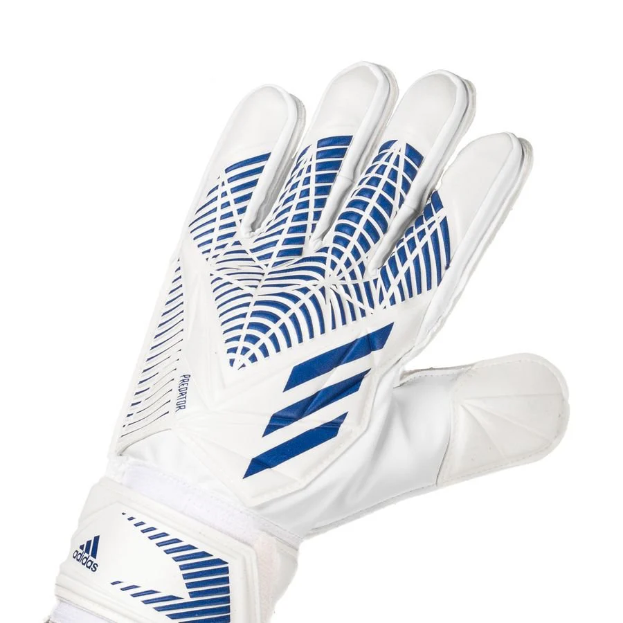 adidas Predator GL Match Goalkeeper Gloves - White/Blue - Image 3